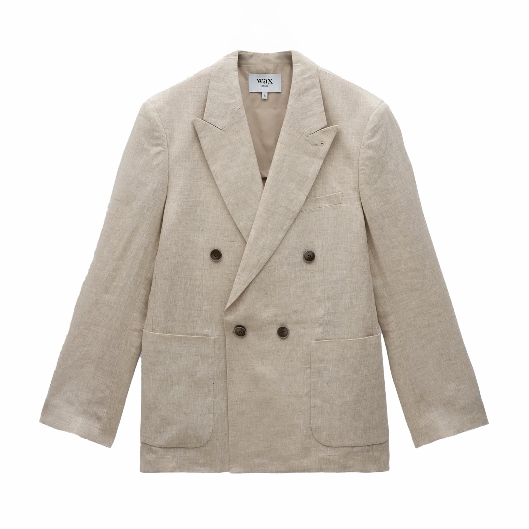 Wax London Vigo Blazer - Linen (Natural) - August Shop