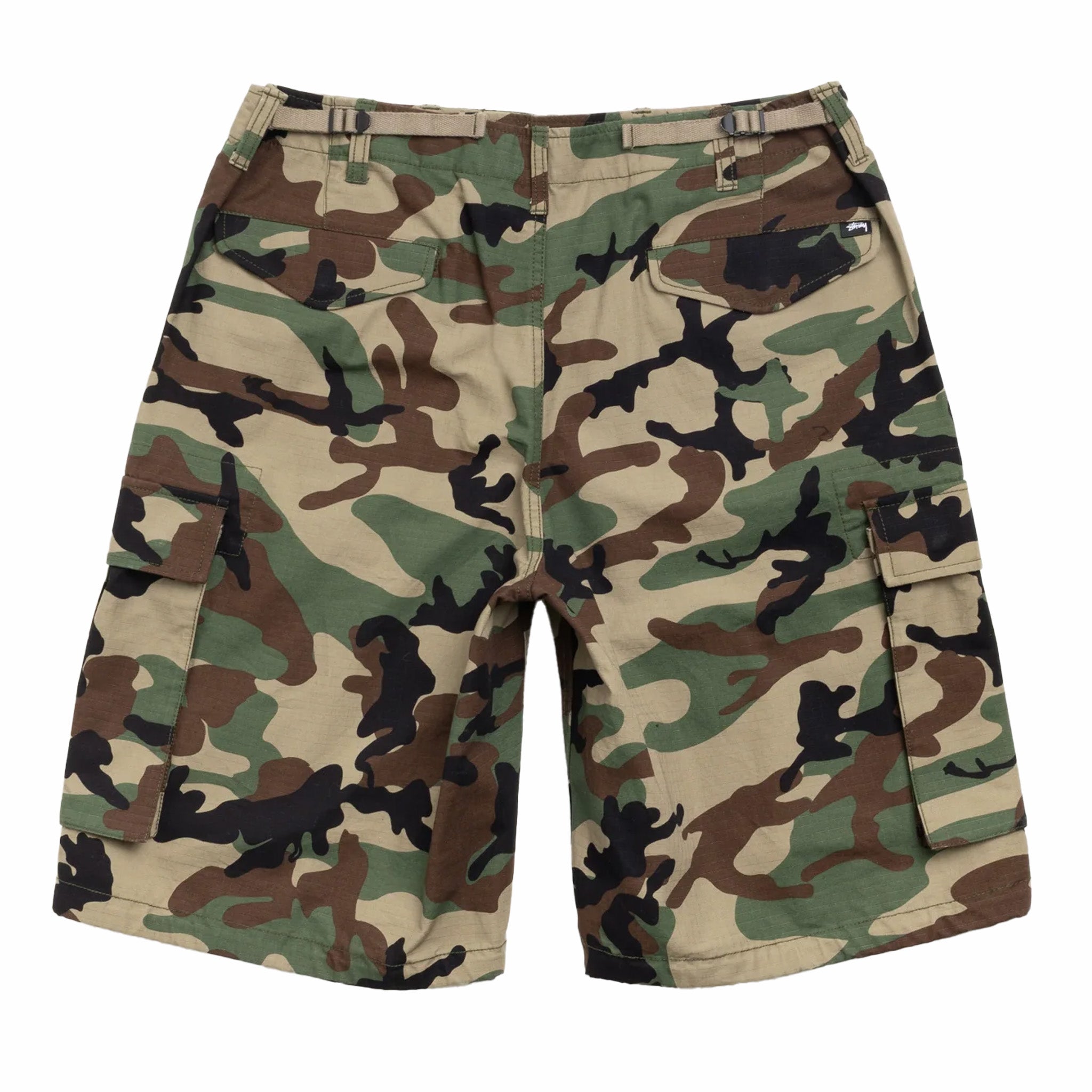 Stüssy Cargo Short Ripstop (Woodland Camo) - August Shop