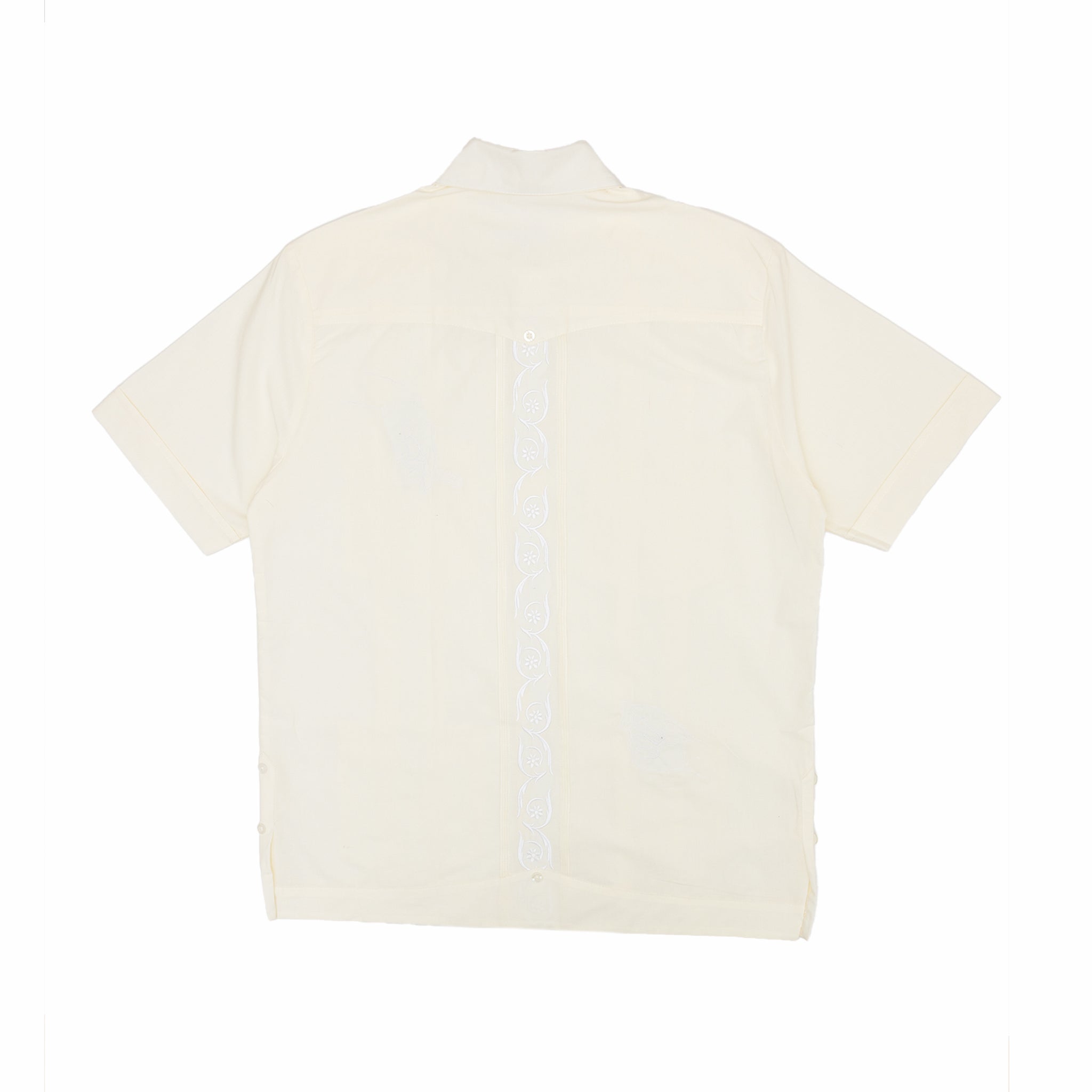 August "Cigar Lounge - Cuban Heritage" Guayabera (Off White) - August Shop