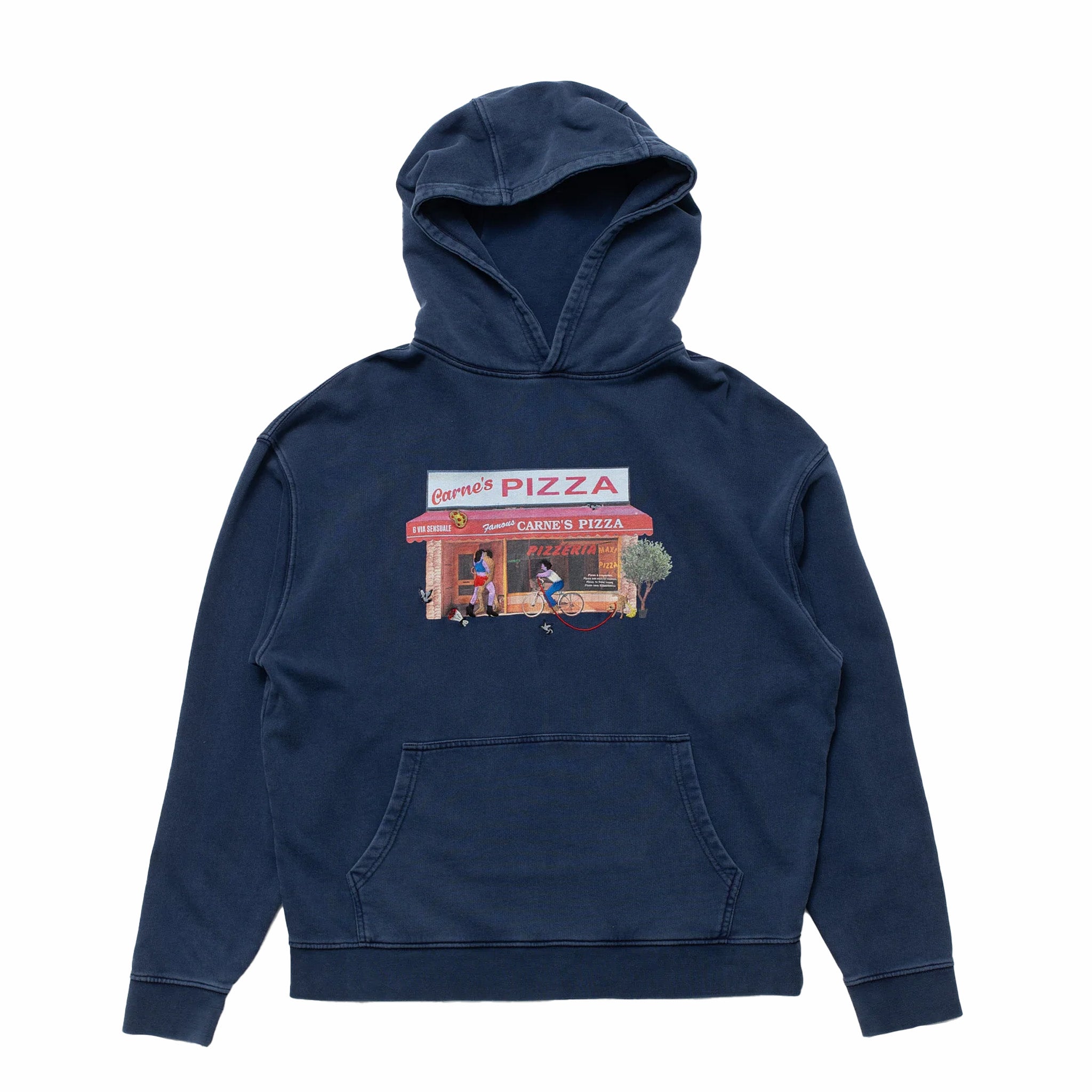 Carne Bollente Hot Slice Hoodie (Navy) - August Shop