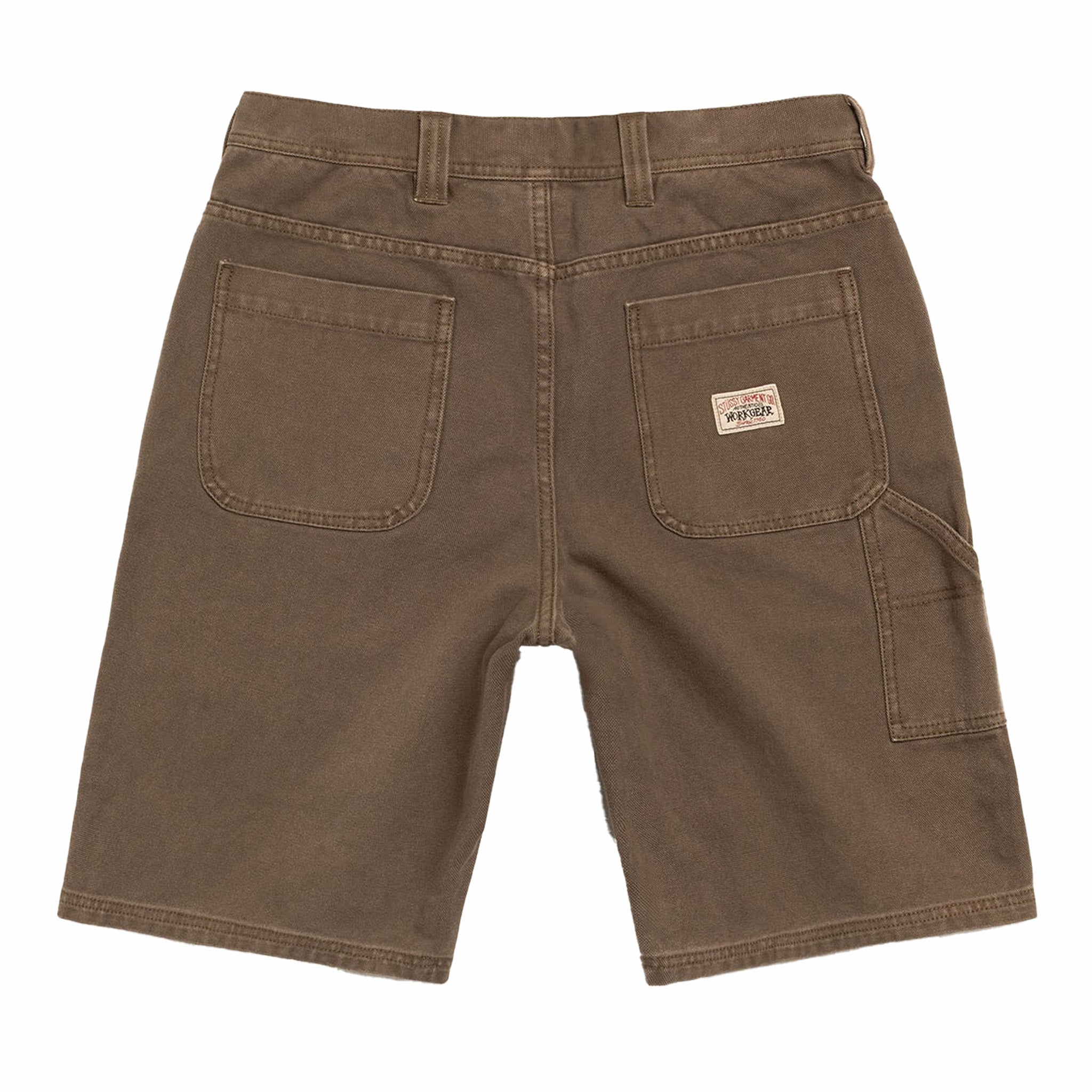 Stüssy Work Short Washed Canvas (Brown) - August Shop