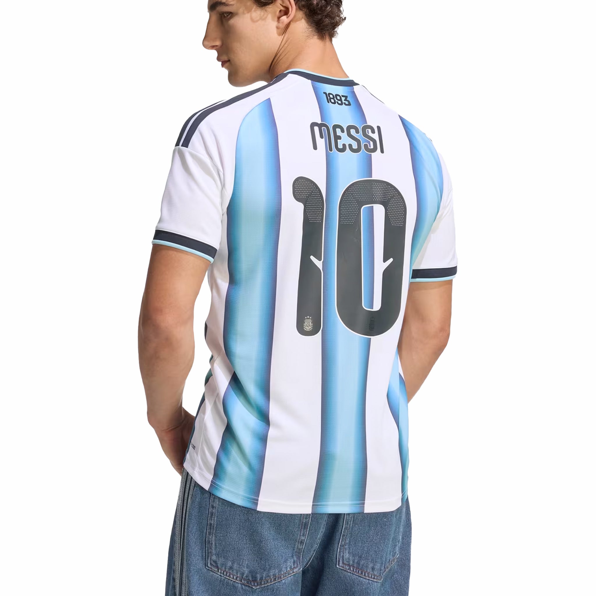 Adidas Argentina 26 Home Messi Jersey (White/Icey Blue/Light Blue - August Shop