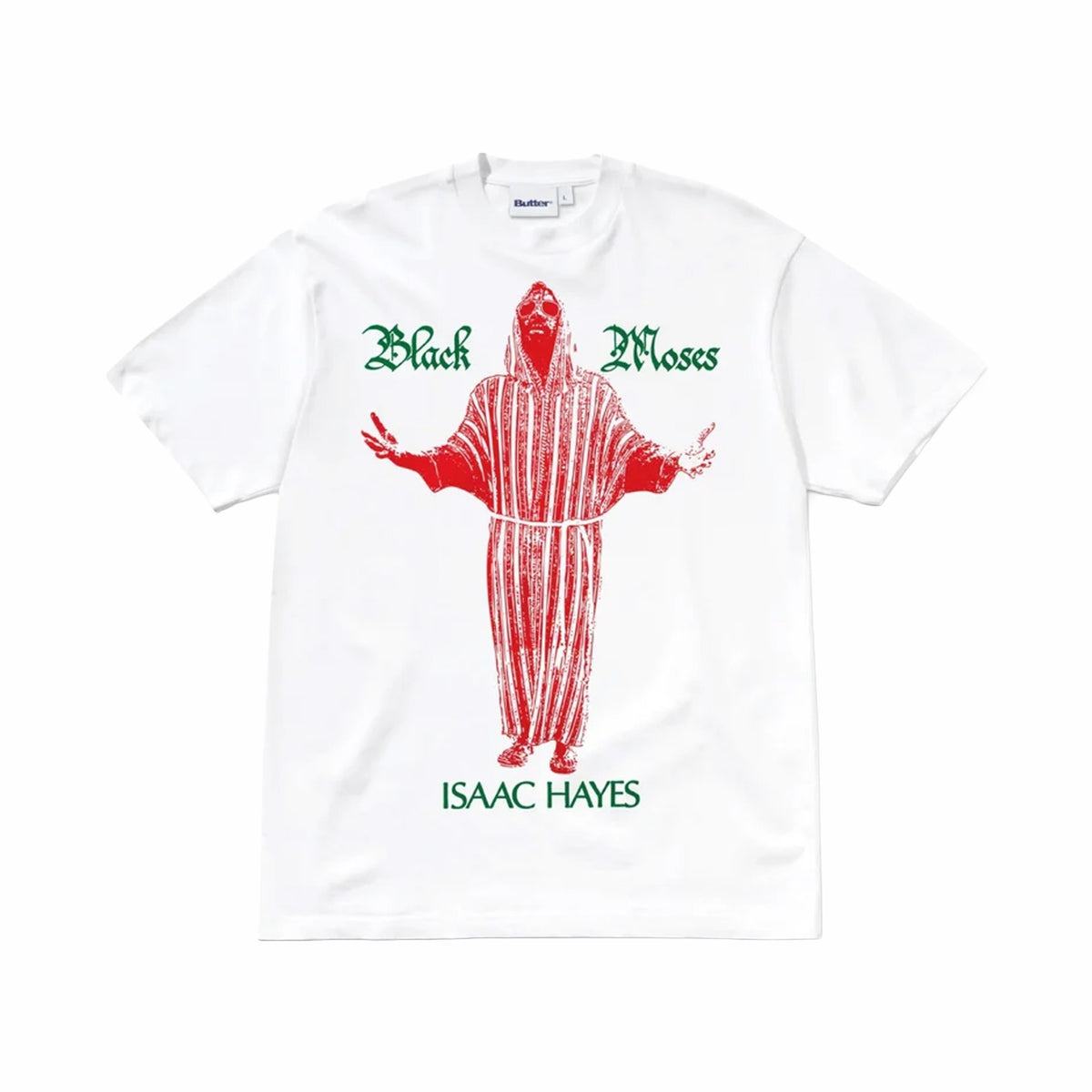 Butter Goods Black Moses Tee (White)