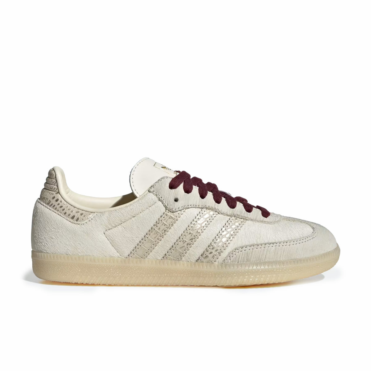 Adidas Women's Samba OG (Cream White/Cream White/Maroon) - August Shop