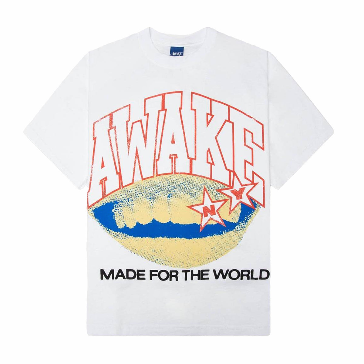 Awake NY Made For The World Tee (White) - August Shop