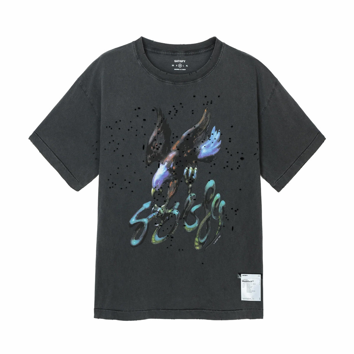 Satisfy MothTech T-Shirt (Aged Black Eagle)