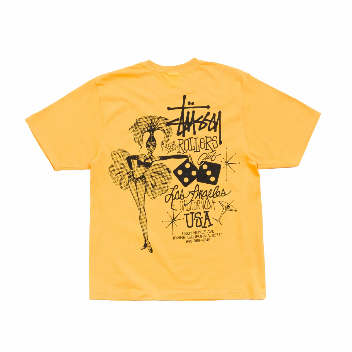 Stüssy High Rollers Tee (Marigold)