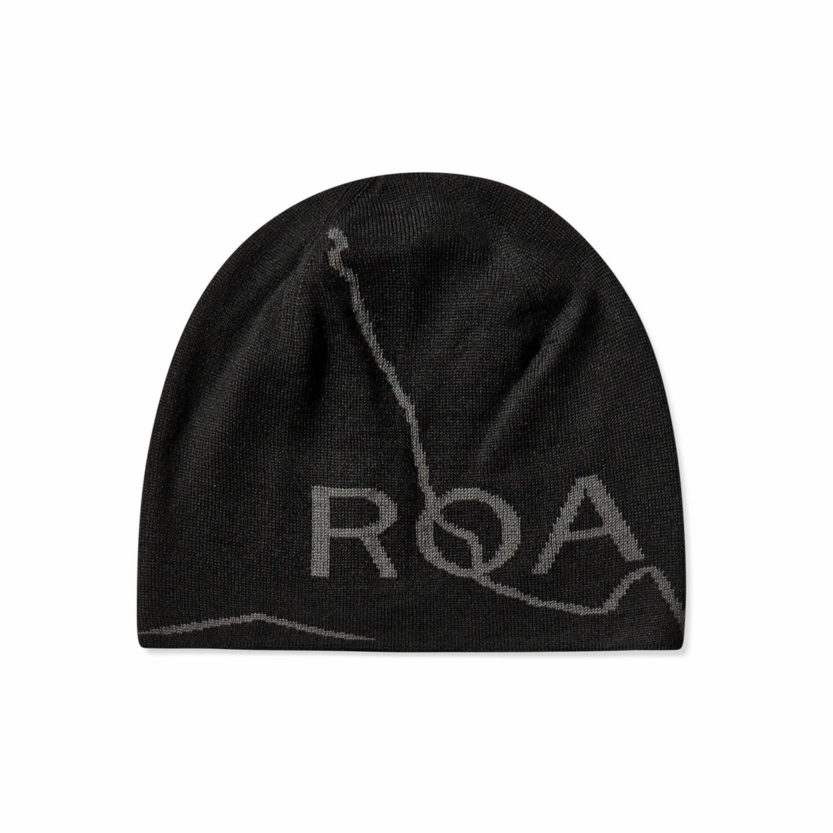 ROA Logo Wool Beanie (Deep Black)