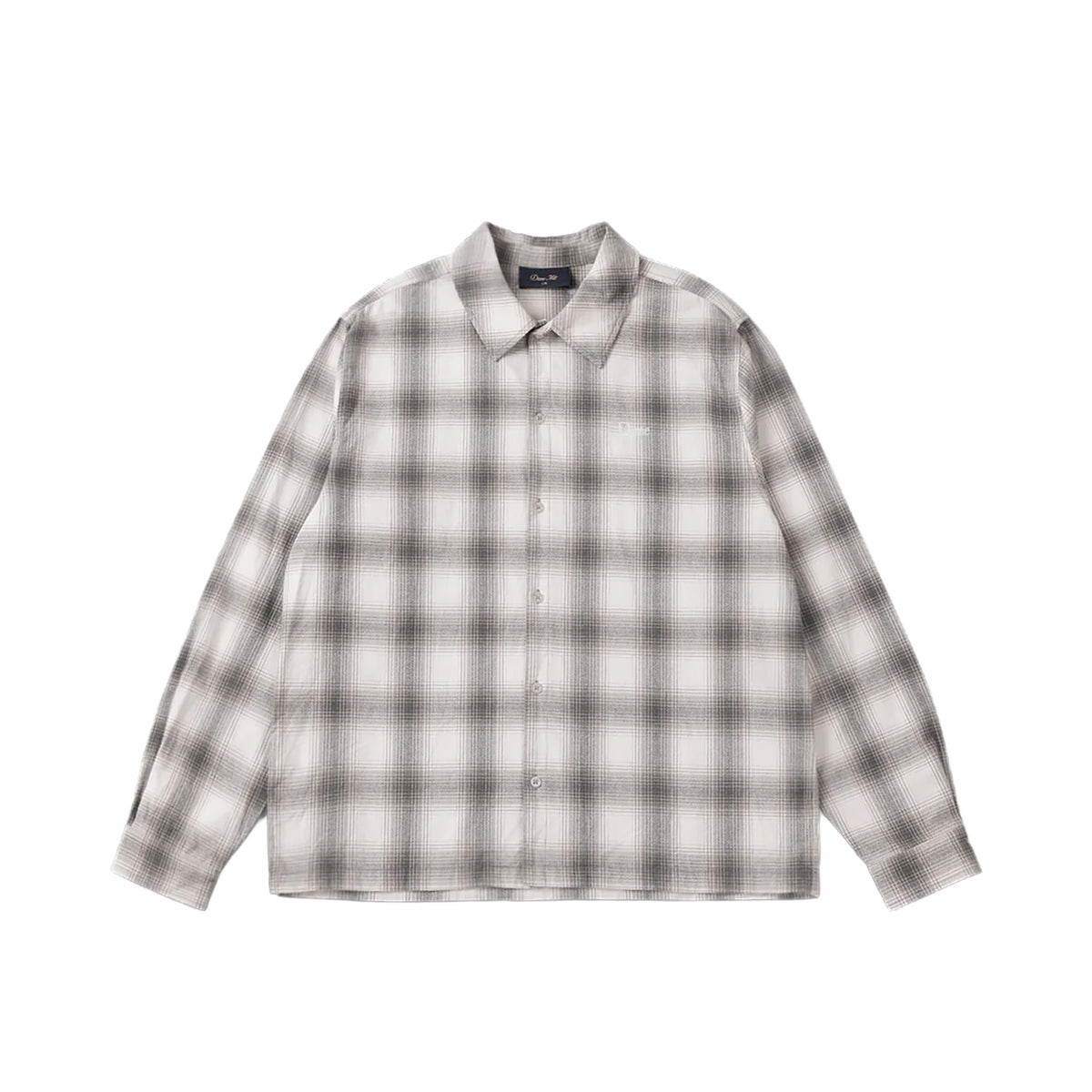 Dime Premium Flannel Shirt (Light Grey)