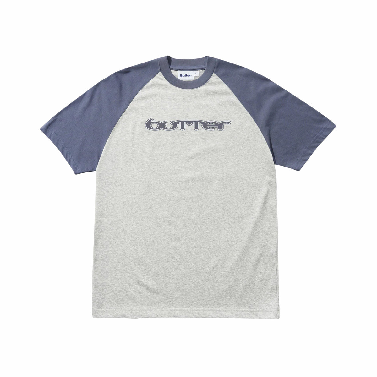Butter Goods Witness Raglan Tee (Slate/Ash)