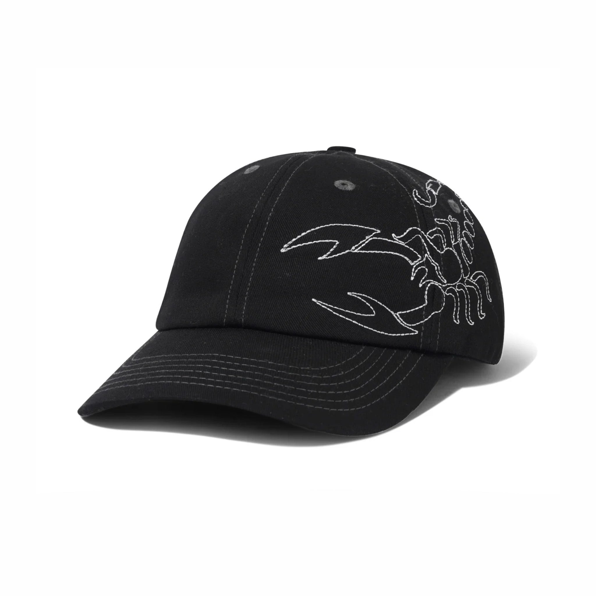 Butter Goods Scorpion 6 Panel Cap (Black) - August Shop