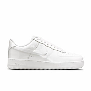 Nike Men's Air Force 1 Low "White Patent" (White/White) - August Shop