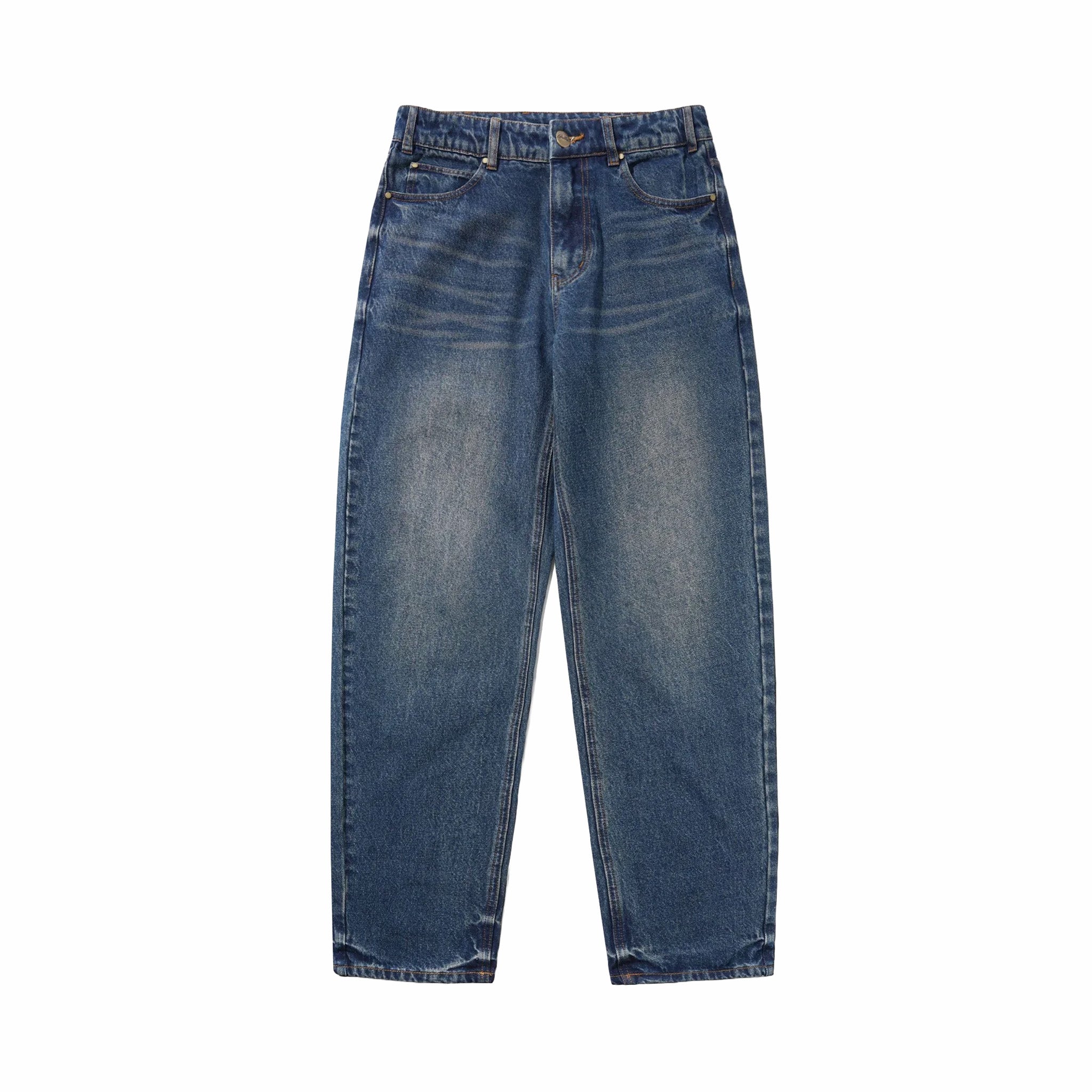 Butter Goods Straight Leg Denim Jeans (Vintage Indigo Wash)