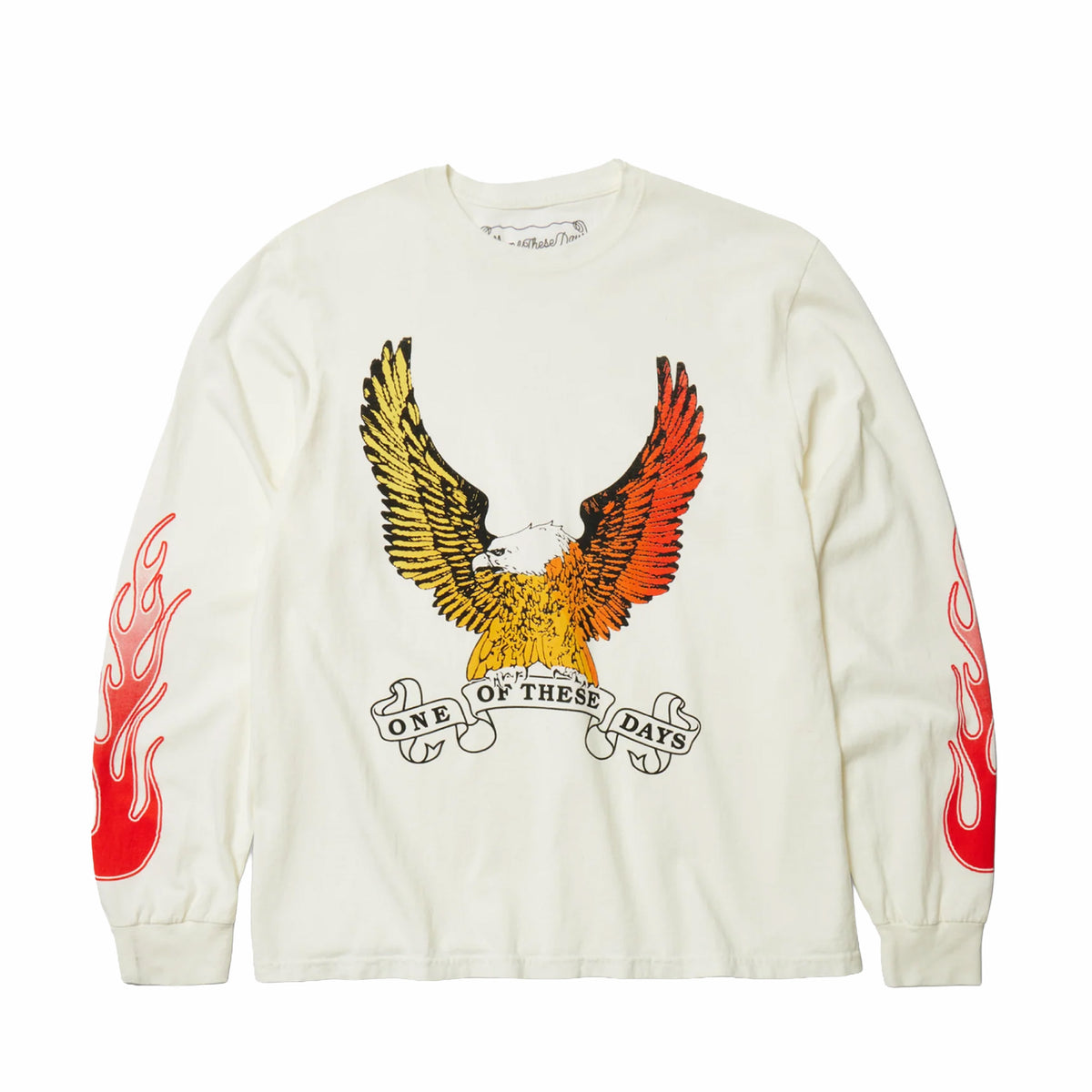 One Of These Days An American Original Long Sleeve Tee (Bone) - August Shop
