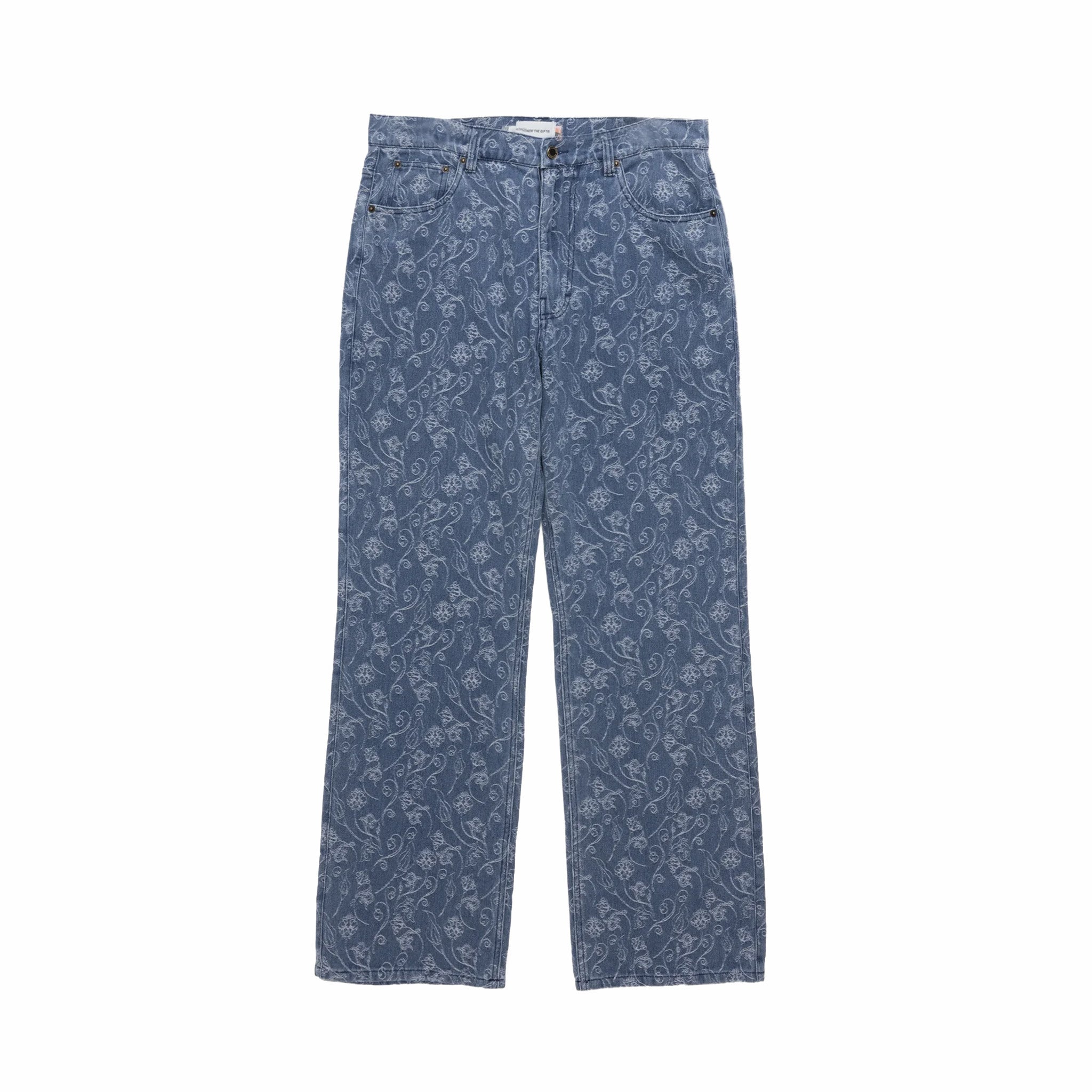 Honor The Gift Washed 5 Pocket Pant (Light Indigo) - August Shop