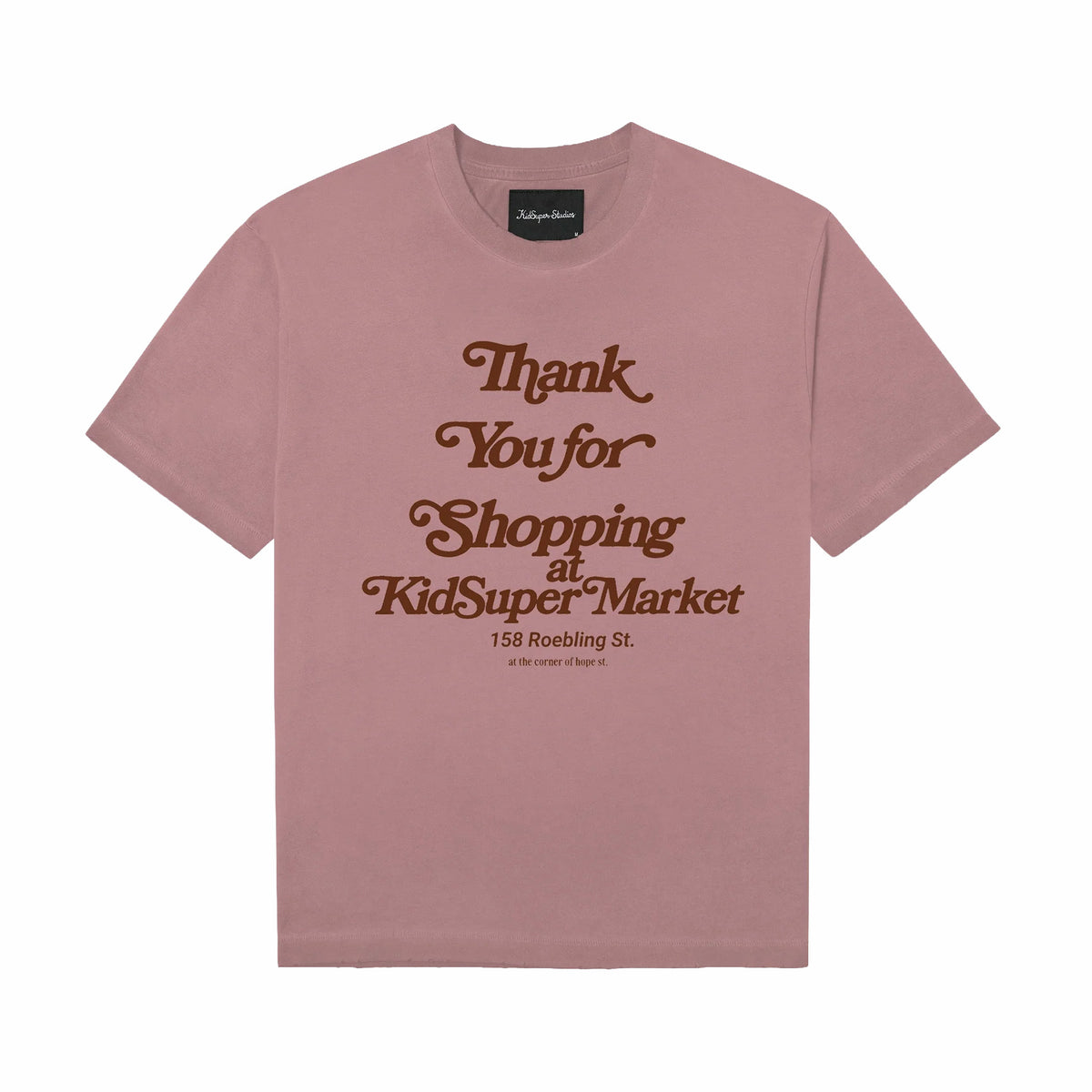 Kidsuper Thank You For Shopping Tee (Dusty Pink)