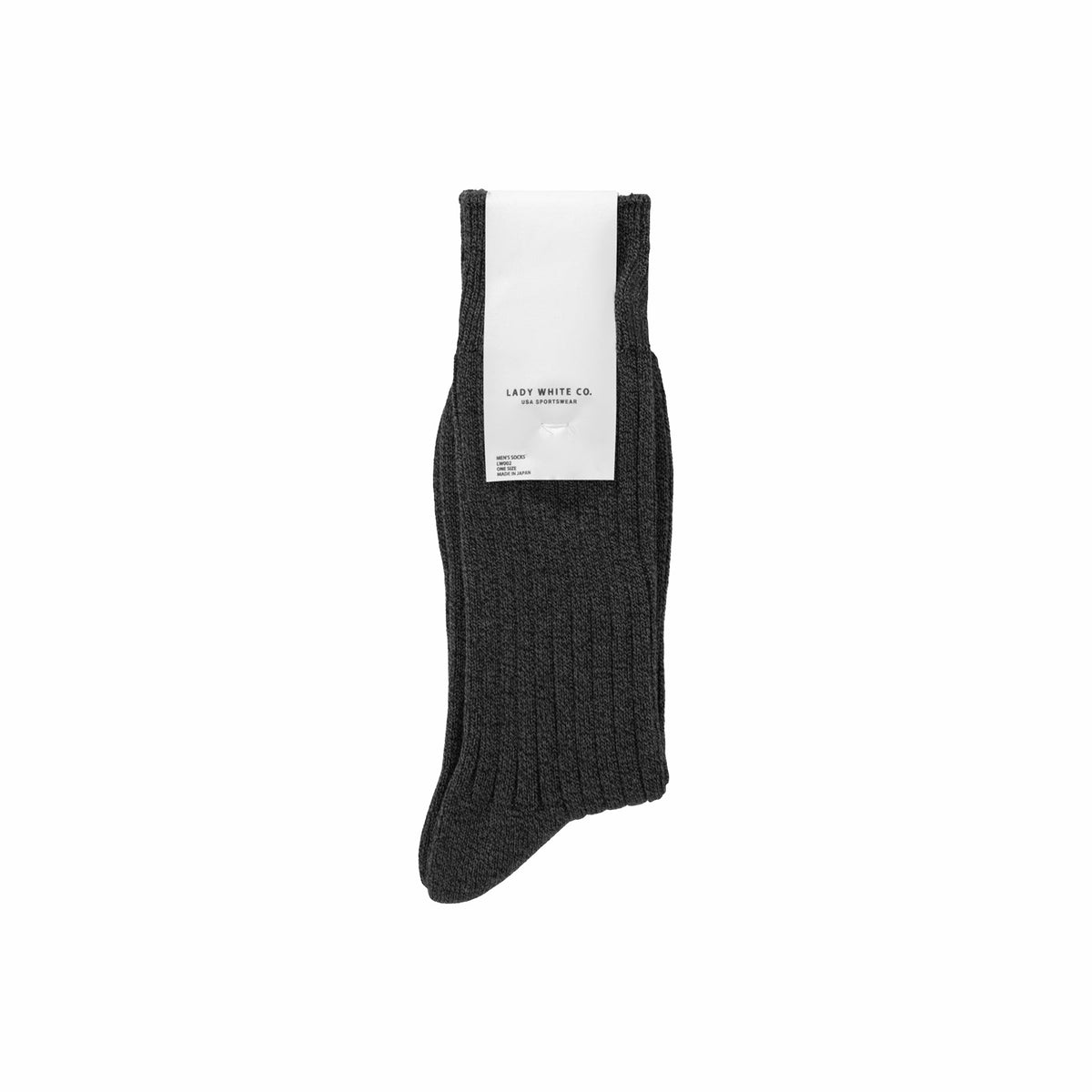 Lady White Co. Socks (Black Melange)