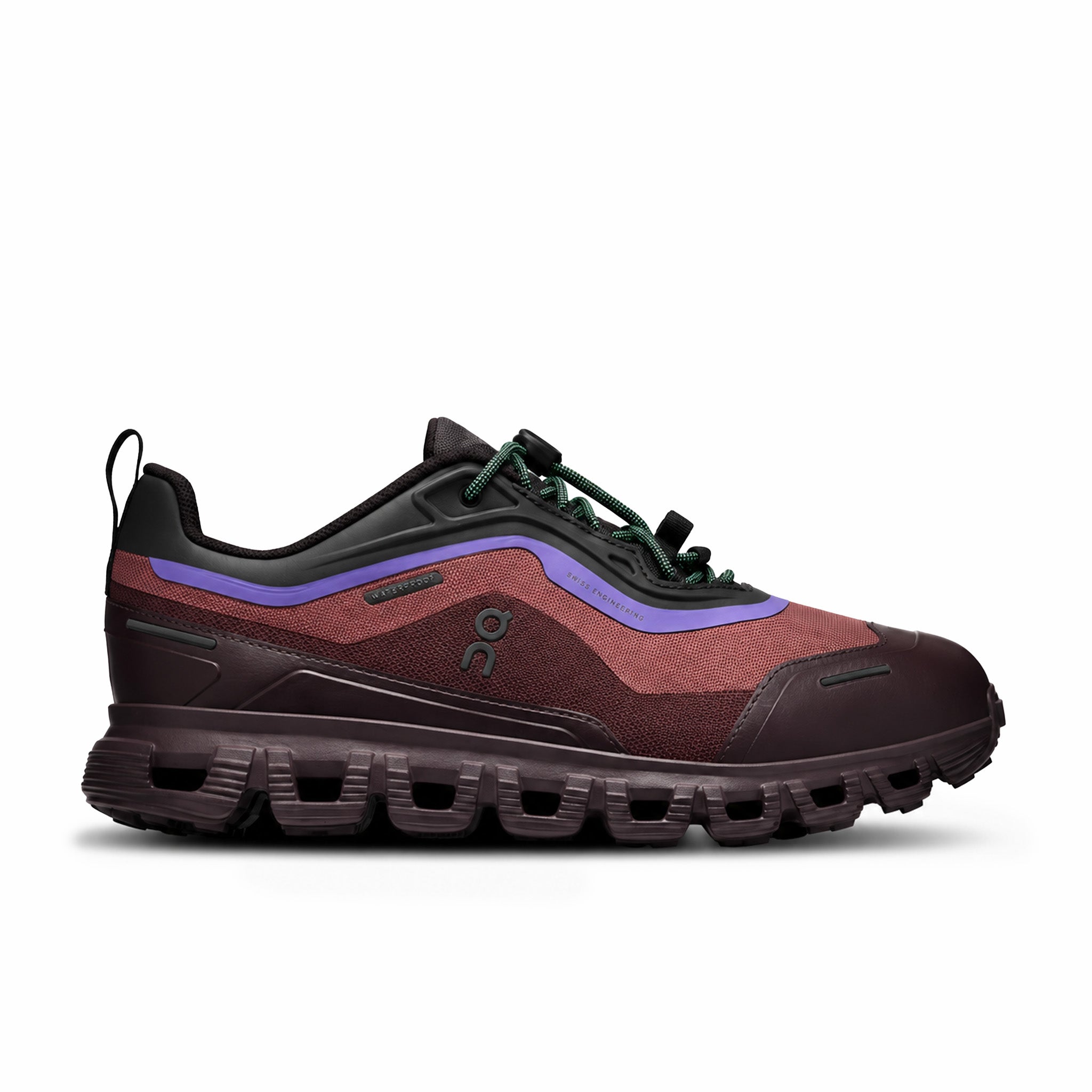 On Men's Cloud 6 Geo WP (Black/Tyrian)