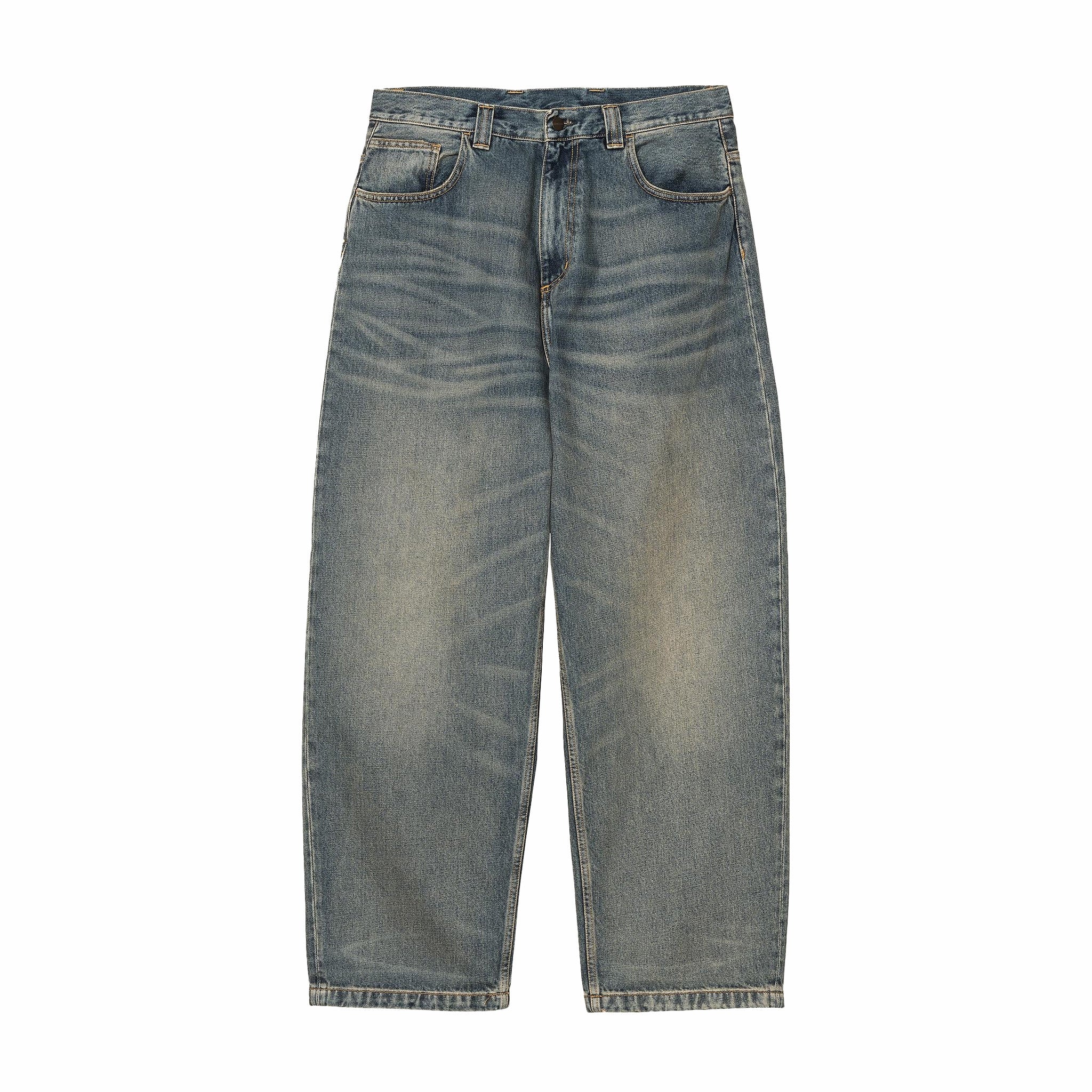 Carhartt WIP Brandon Pant - Worn Used Wash (Blue) - August Shop
