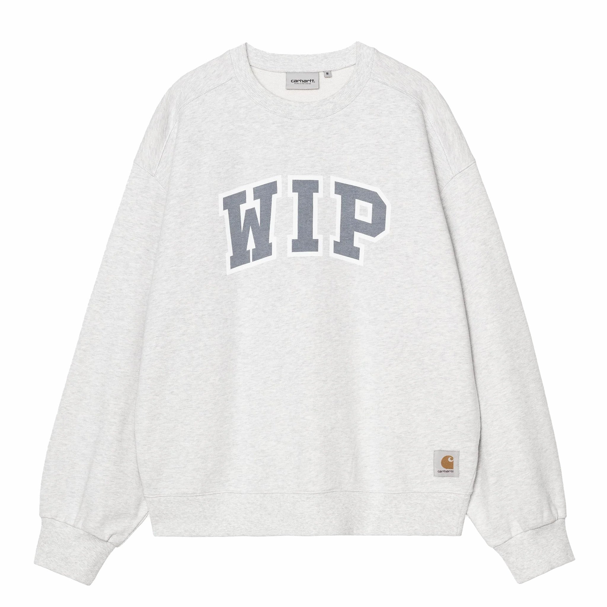 Carhartt WIP WIP III Sweatshirt - Heavy Stone Wash (Ash Heather) - August Shop