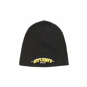 Stüssy Classic Sport Skullcap Beanie (Black) - August Shop