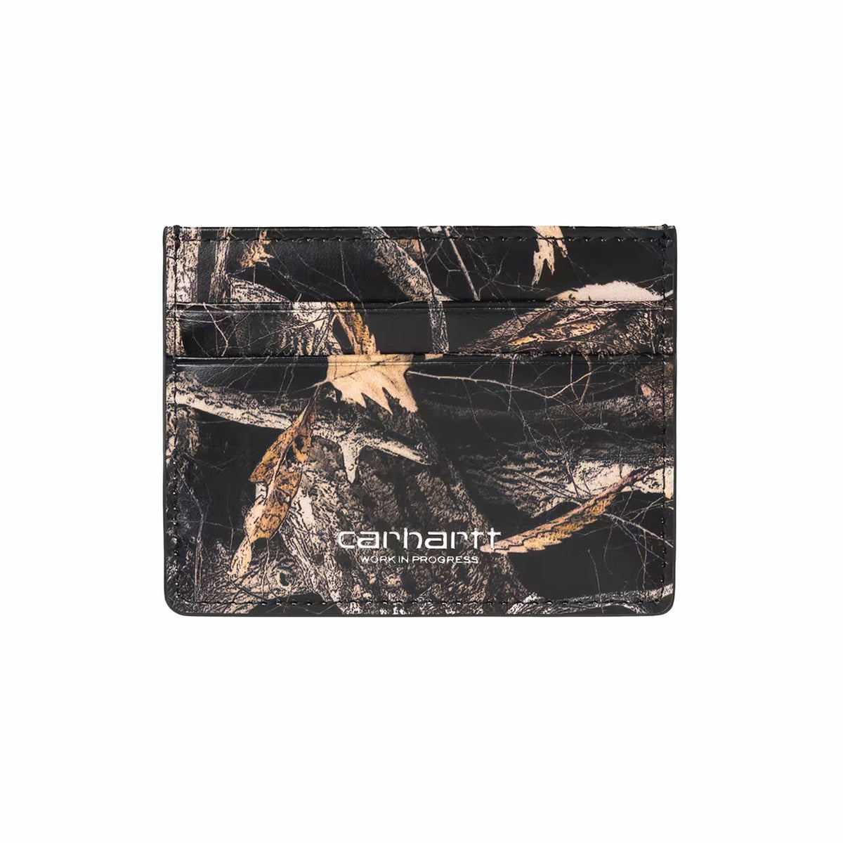 Carhartt WIP Vegas Cardholder (Camo Feather Tree, Black/Silver)