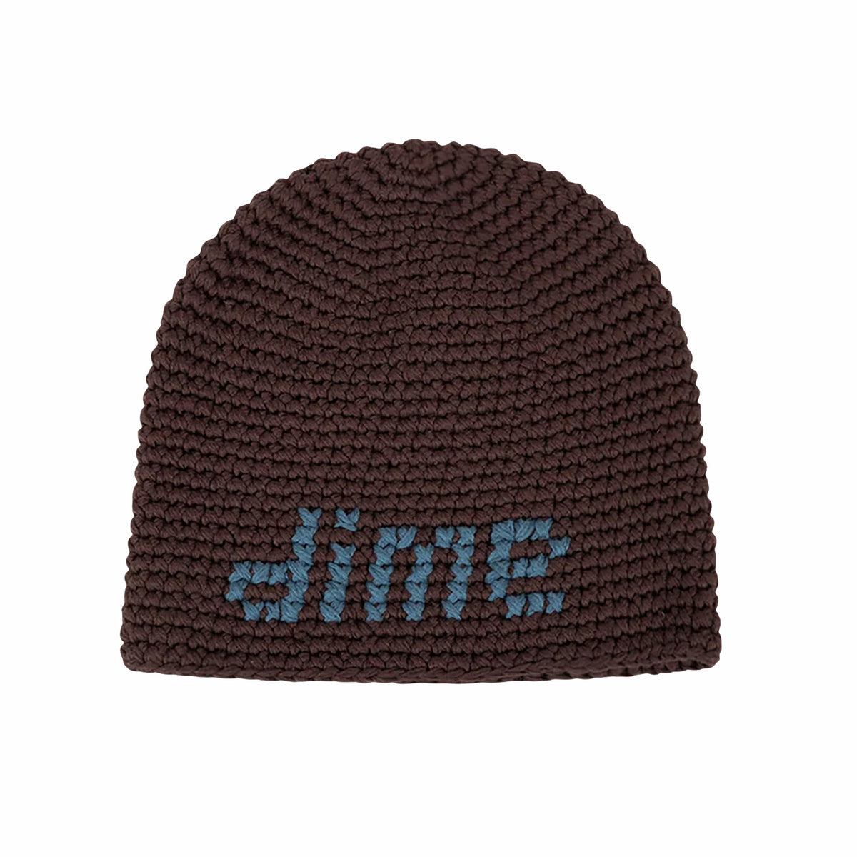 Dime Crochet Skully (Brown)