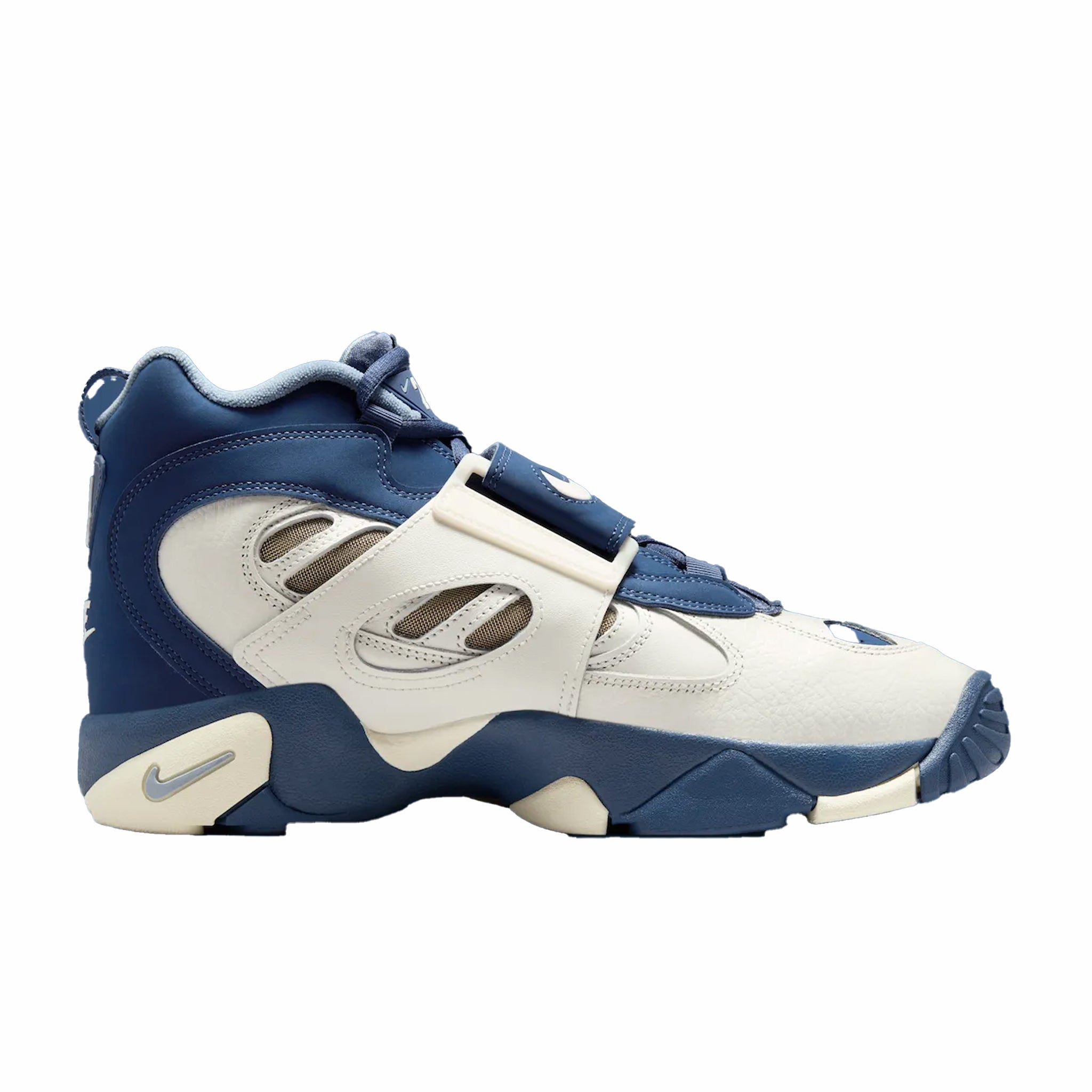 Nike Men's Air Diamond Turf 2 "Royals" (Sail/Mystic Navy-Blue Grey) - August Shop