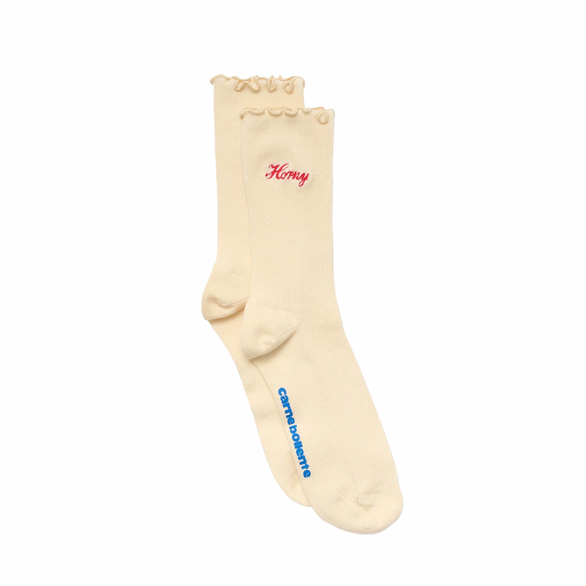 Carne Bollente Subtle Seduction Socks (Cream) - August Shop