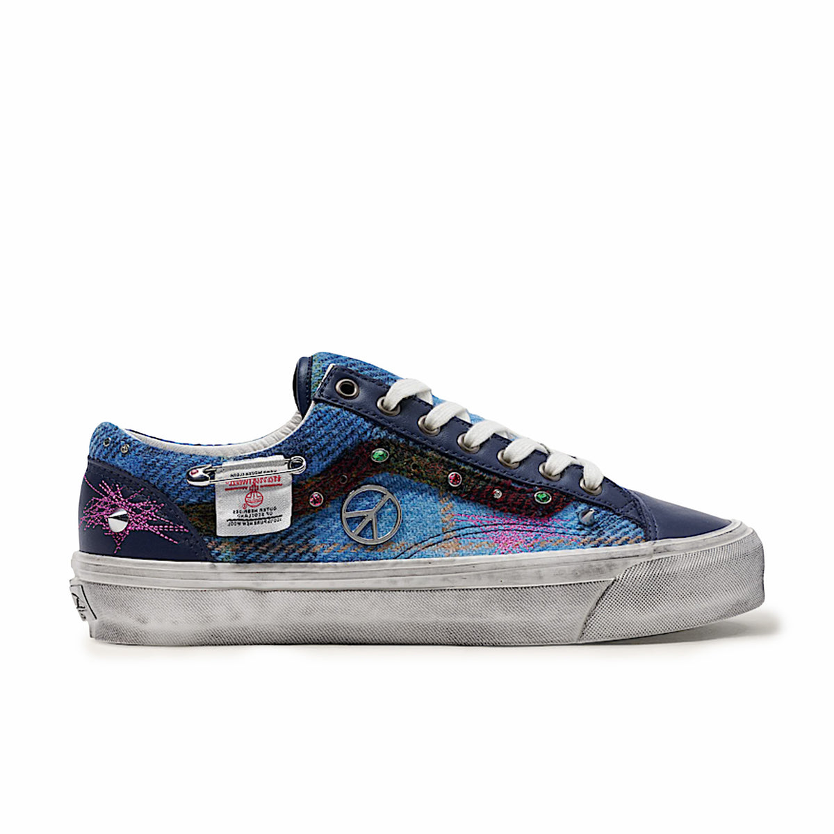 Vans Men's Premium Old Skool 36 Harris Tweed (Navy/Multi)