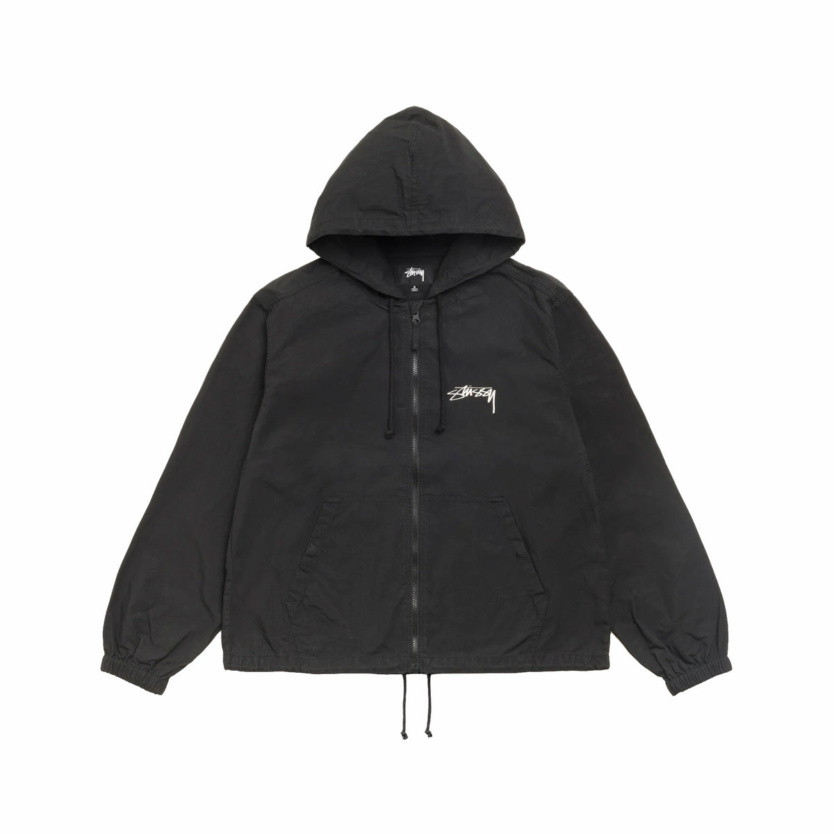 Stussy Waxed Cotton Beach Shell (Black)