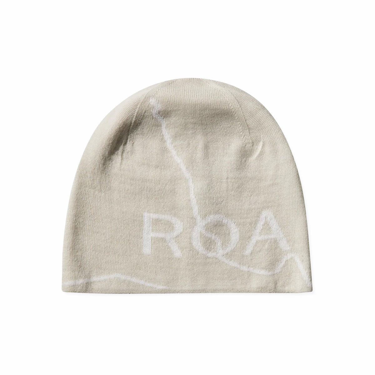 ROA Logo Wool Beanie (Off White)