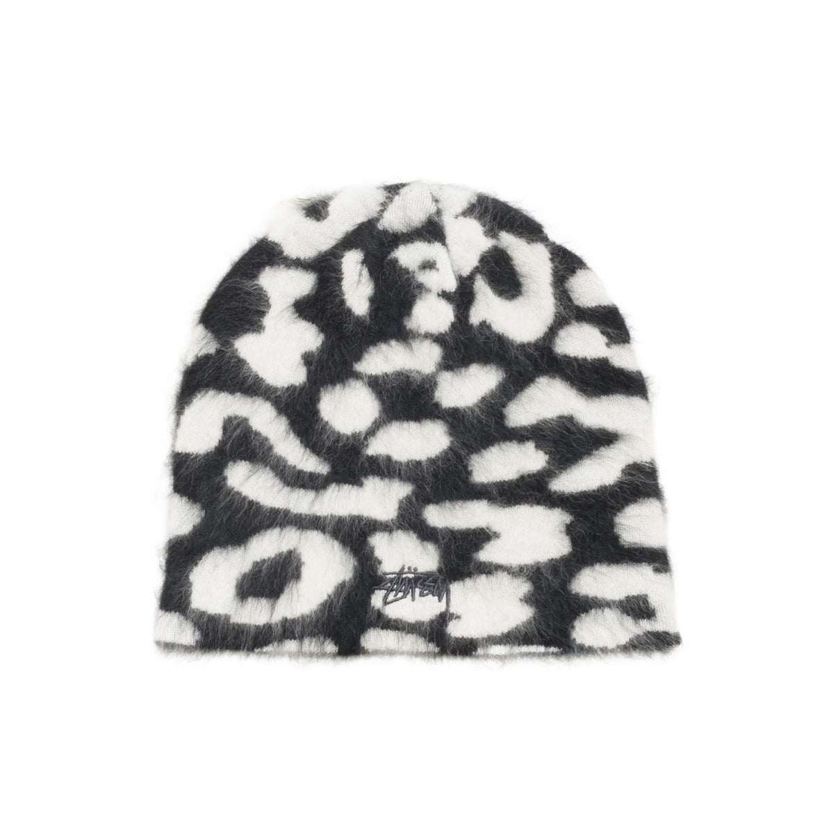 Stüssy Cashmere Leopard Skullcap (Black) - August Shop