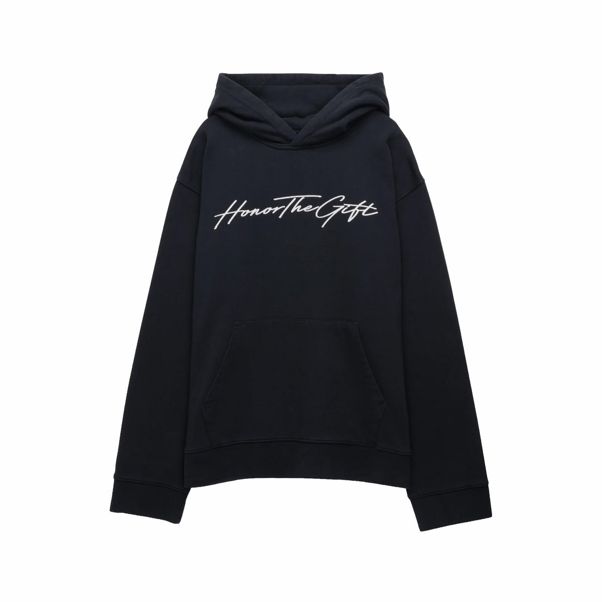 Honor The Gift Script Hoodie (Black)