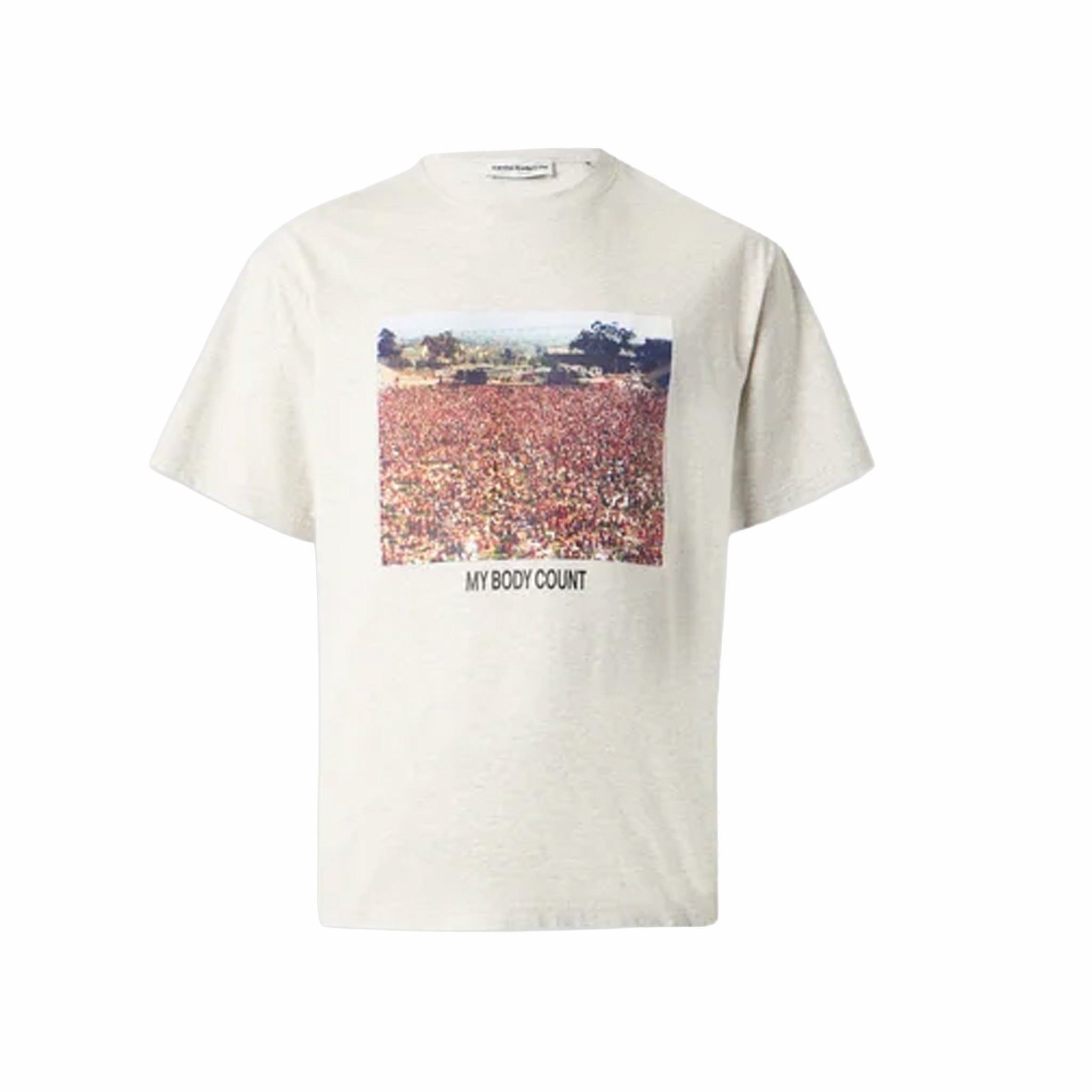 Carne Bollente My Body Count T-Shirt (Melange Grey) - August Shop