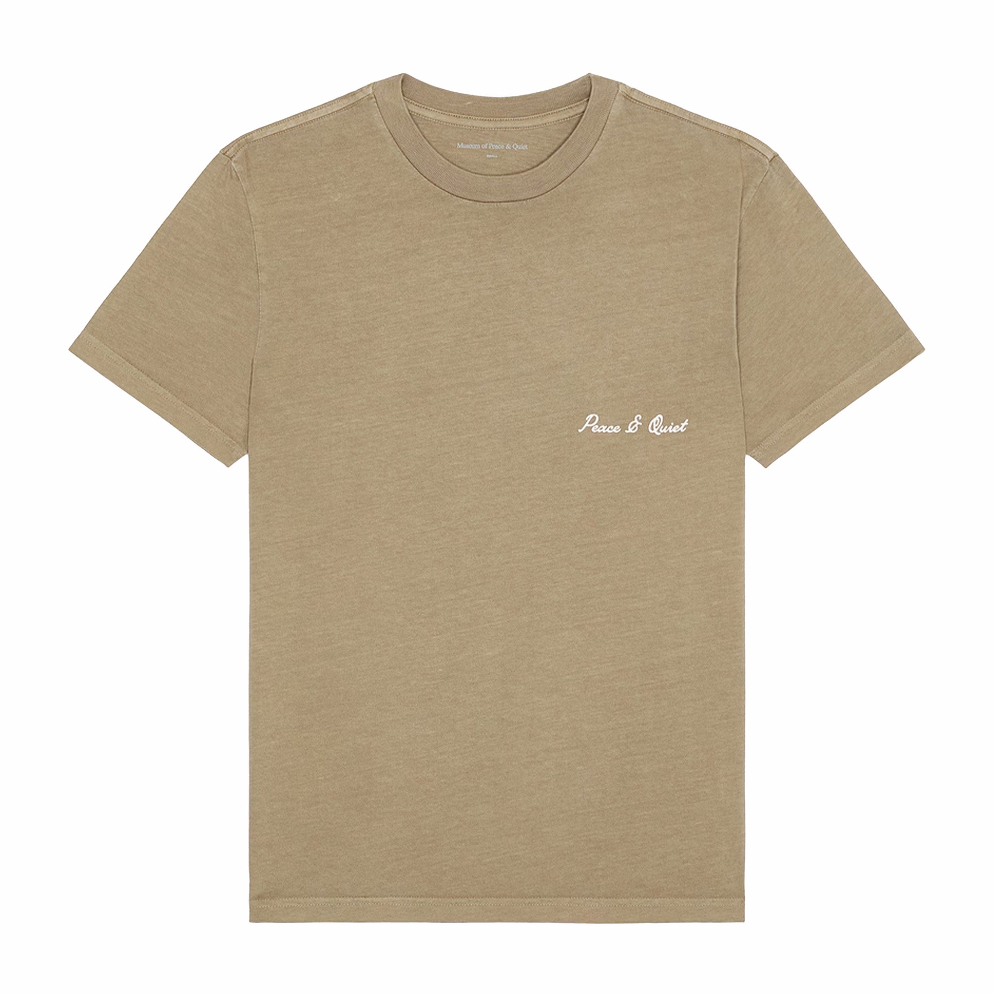 Museum of Peace &amp; Quiet Signature T-Shirt (Sepia) - August Shop