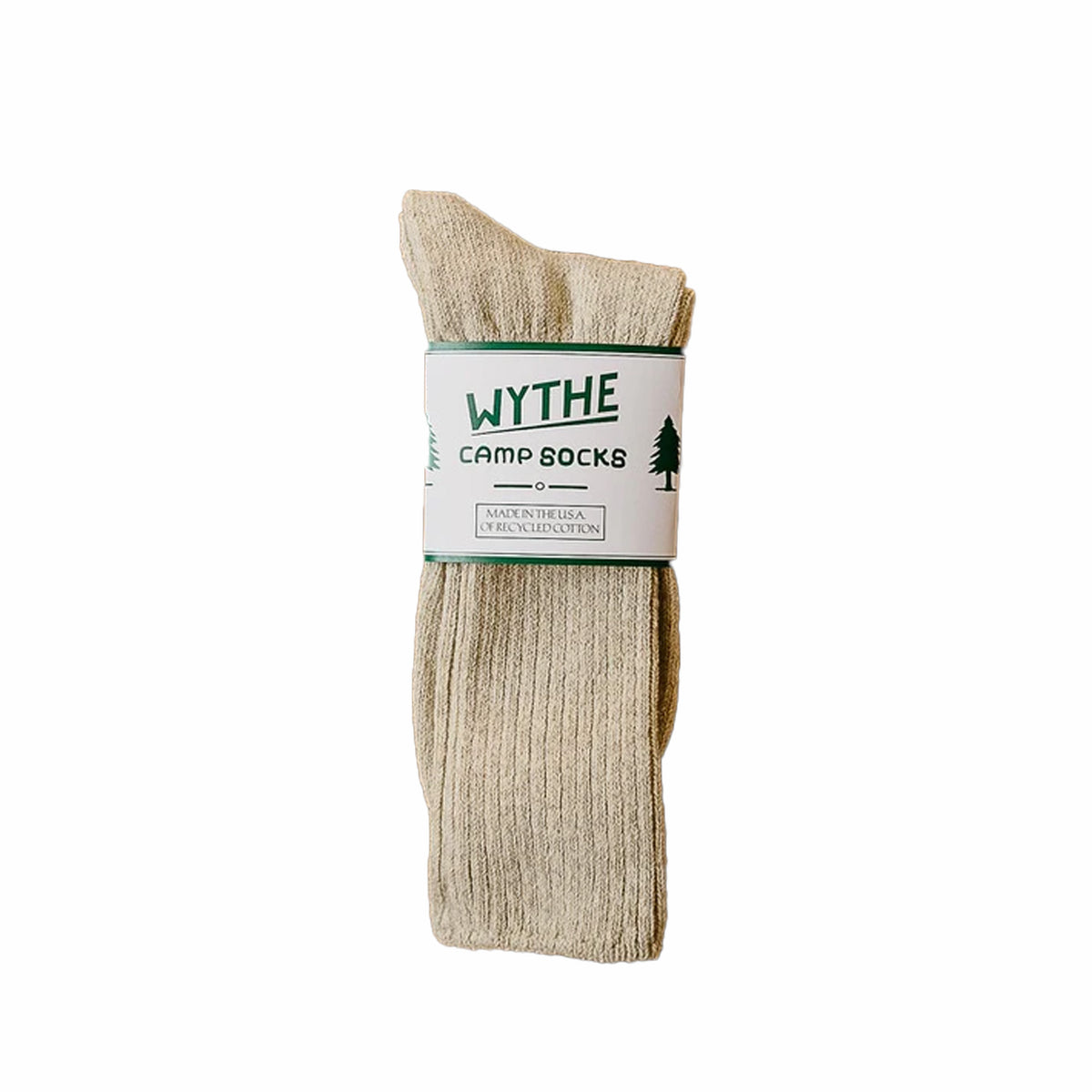 Wythe Recycled Cotton Camp Socks (Sunshine Yellow Melange)