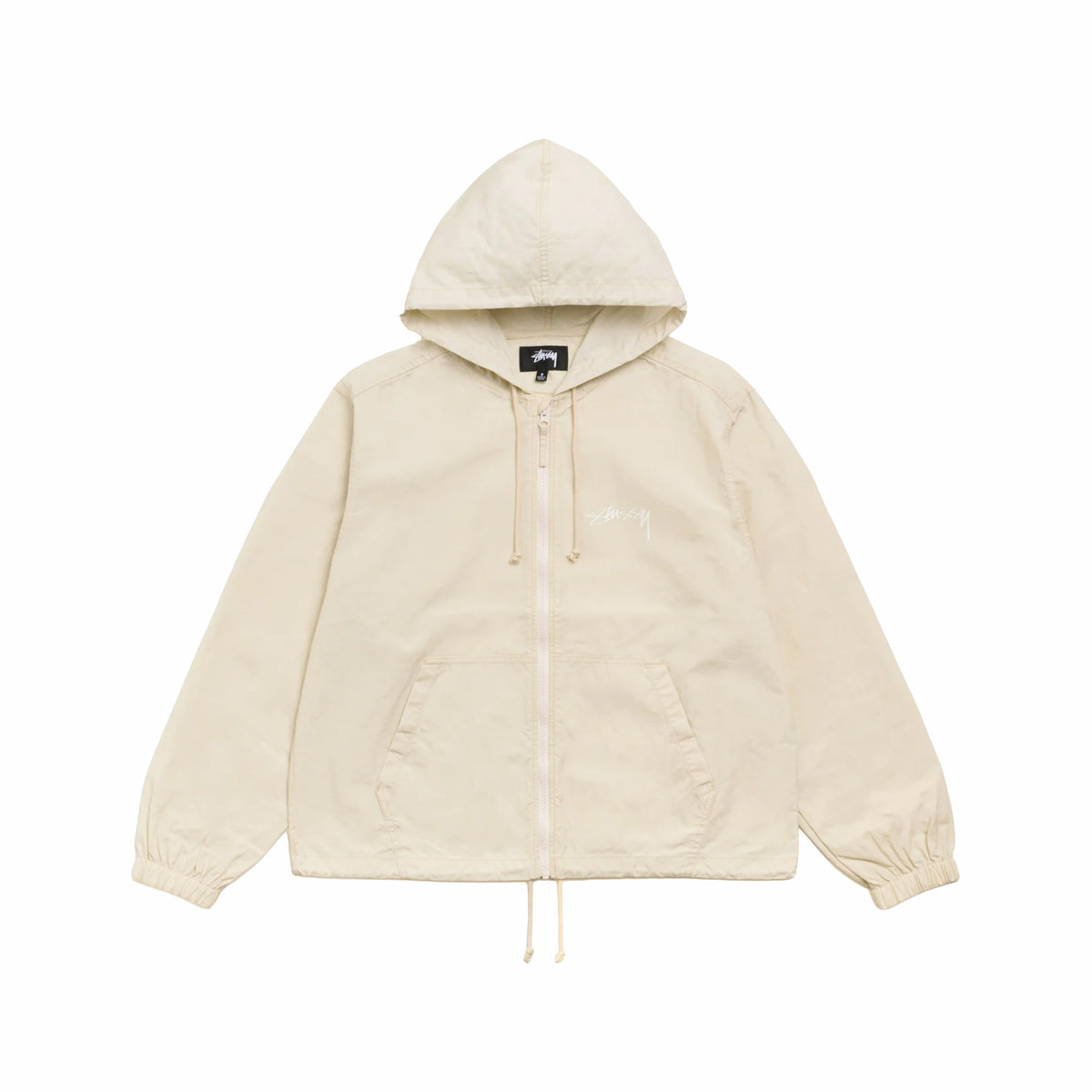 Stussy Waxed Cotton Beach Shell (Stone)