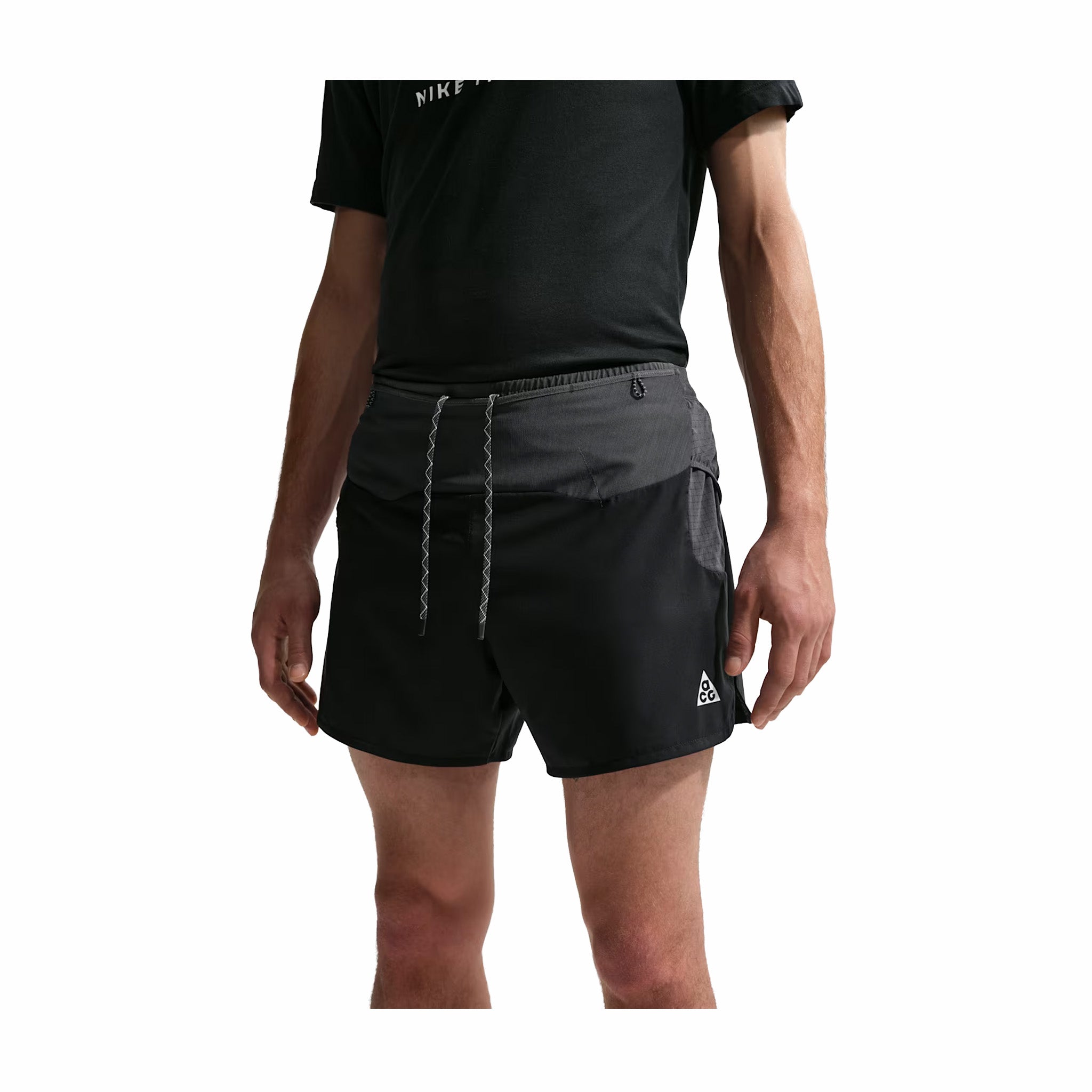 Nike Men's ACG "Second Sunrise" Dri-FIT ADV 5" Brief-Lined Short (Black/Anthracite/Summit White) - August Shop