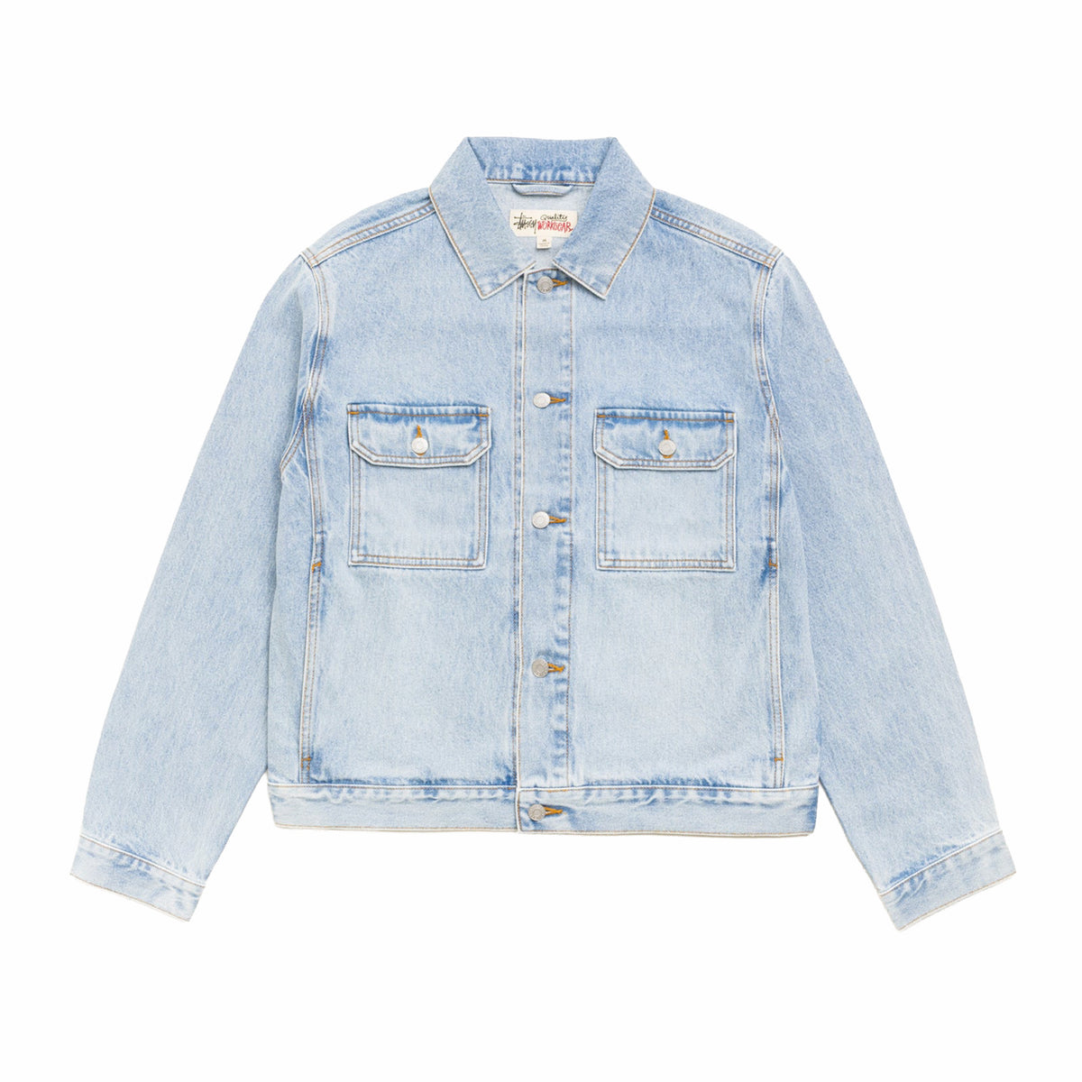Stüssy Trucker Denim (Light Wash Indigo)