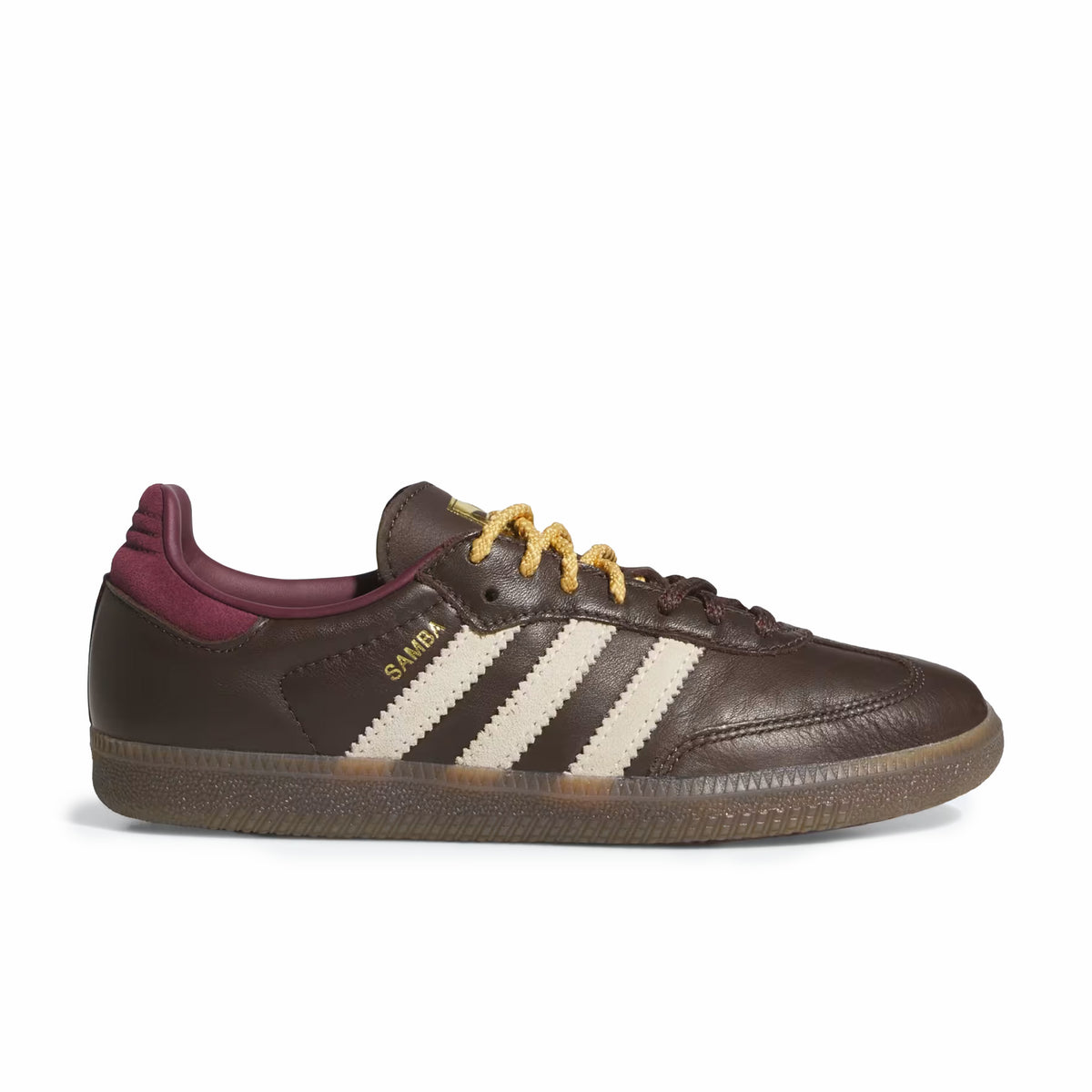 Adidas Women's Samba OG (Brown/Warm Vanilla/Maroon) - August Shop