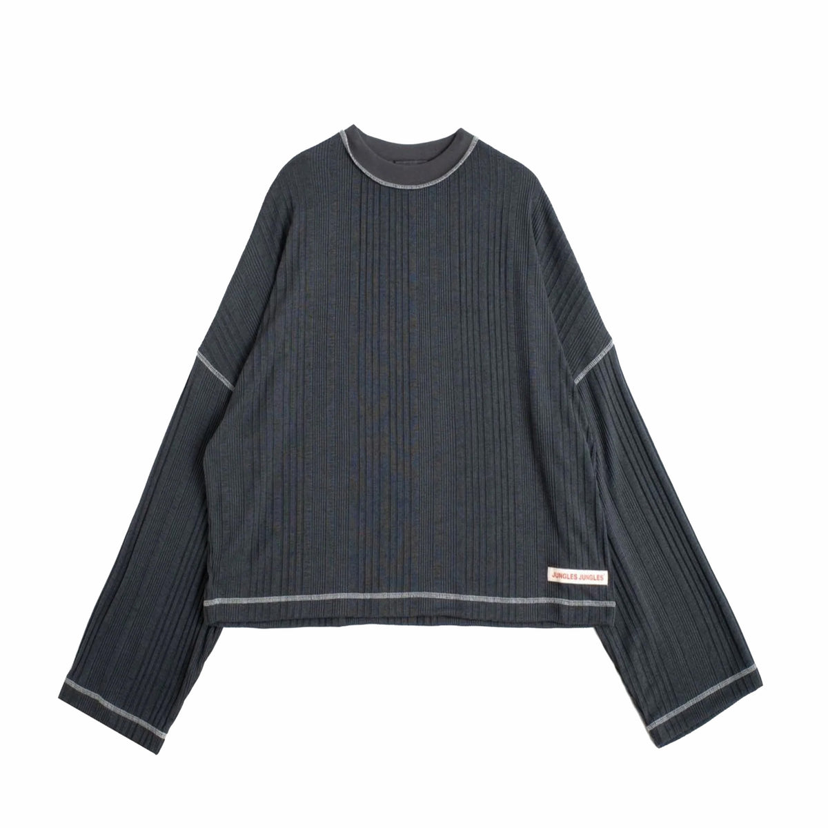 Jungles Channel Rib Long Sleeve (Grey)