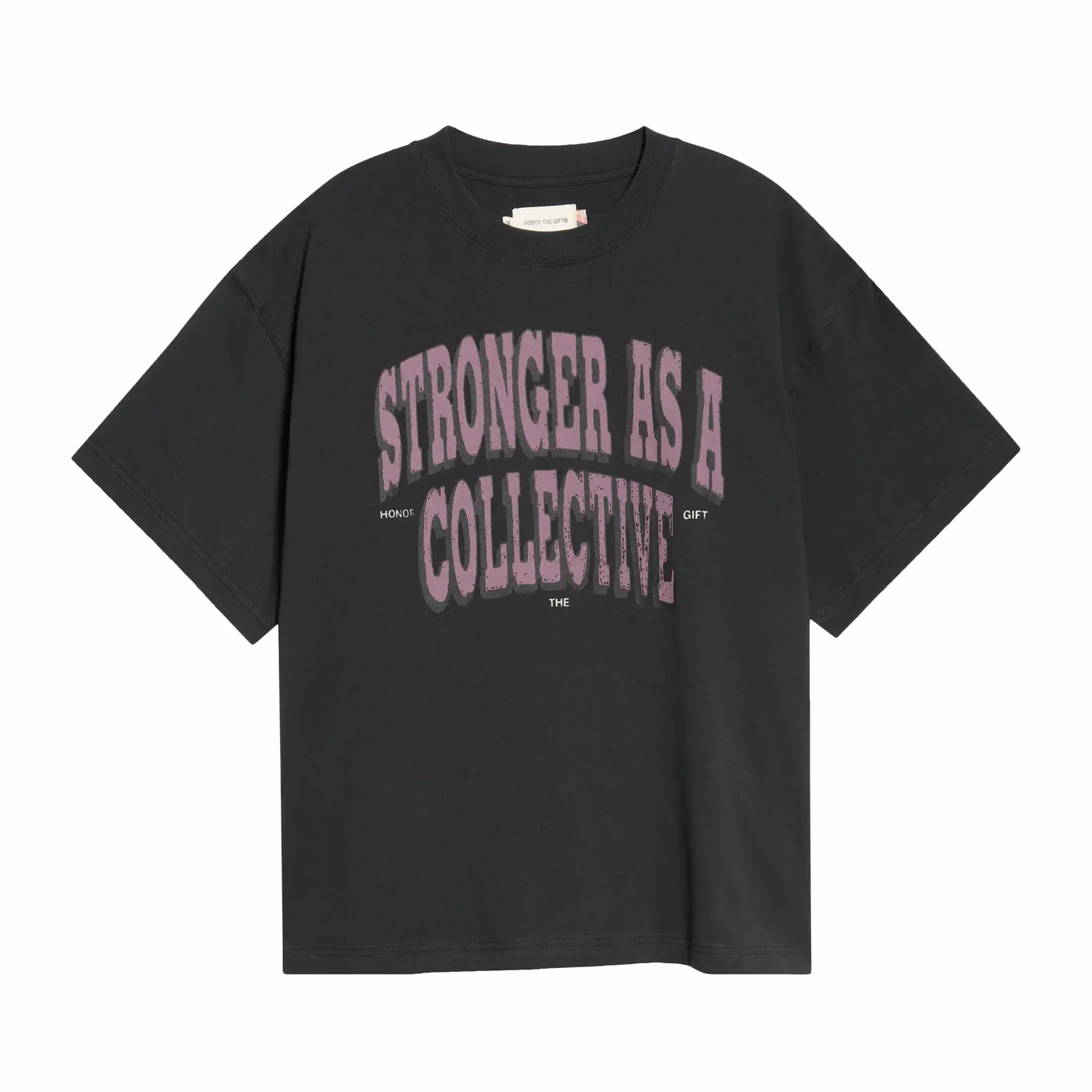 Honor The Gift Stronger As A Collective Tee (Black) - August Shop