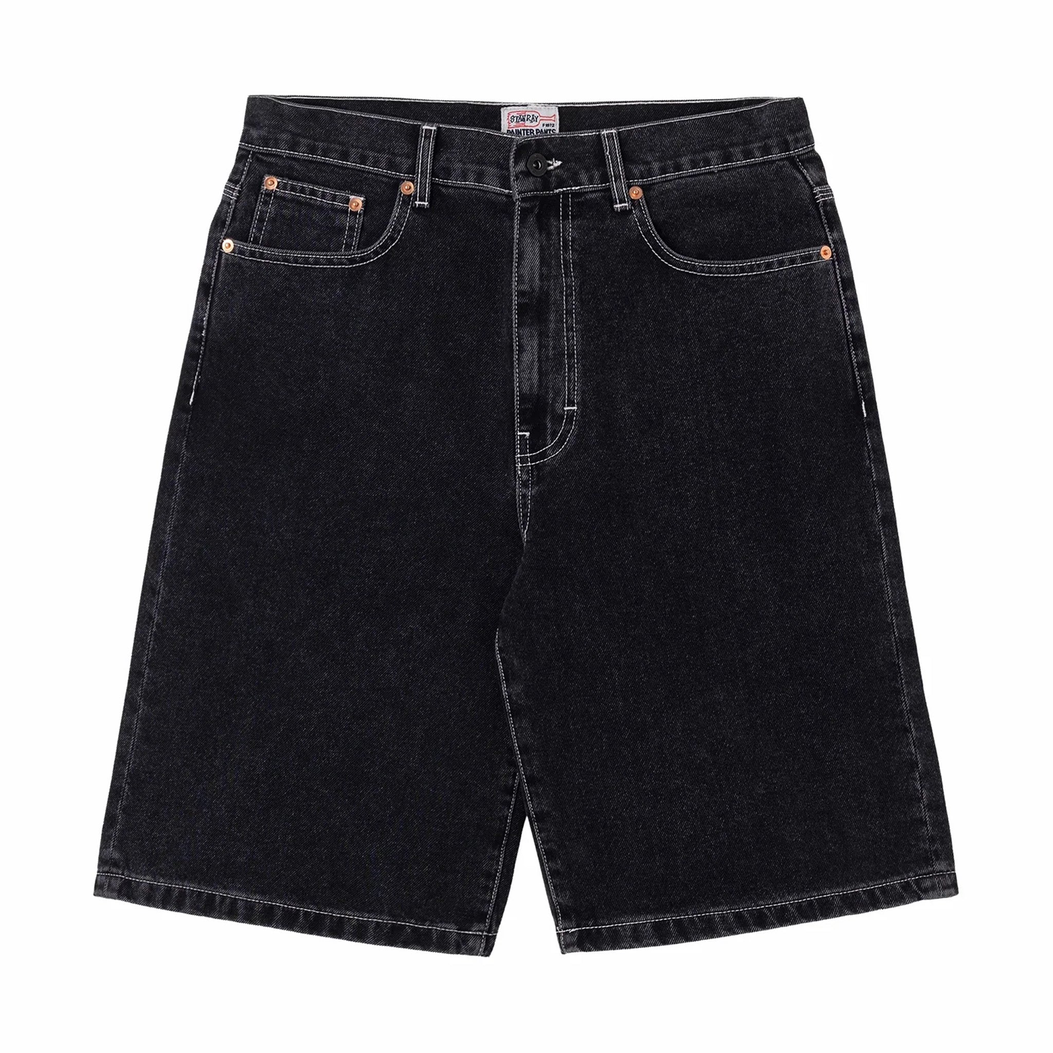 Stan Ray Wide 5 Short (Washed Black Denim) - August Shop