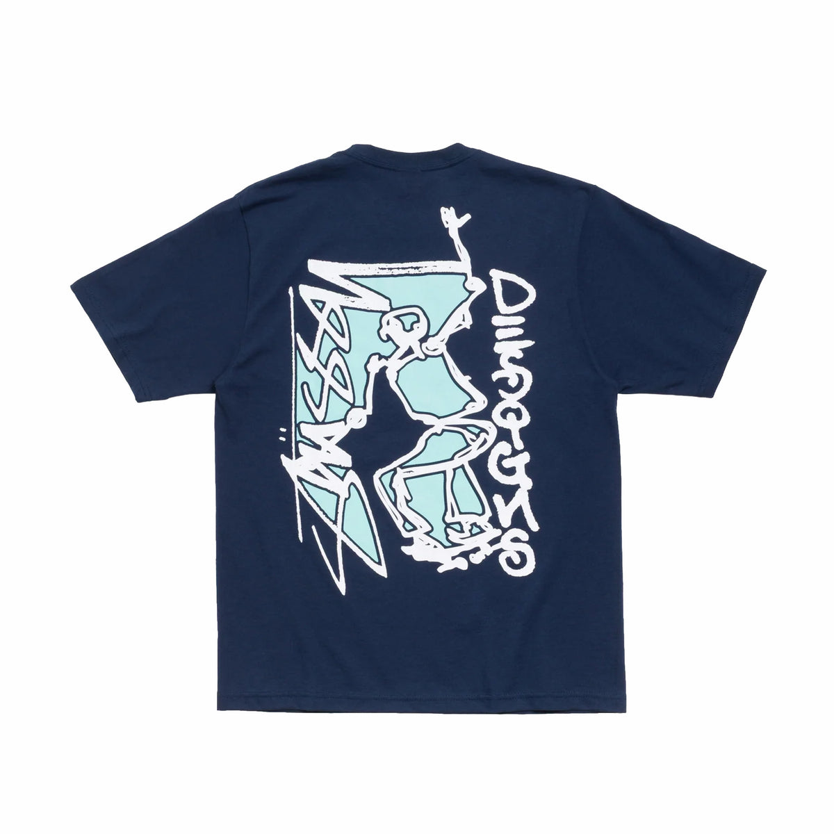 Stüssy Smooth SK8 Tee (Navy)