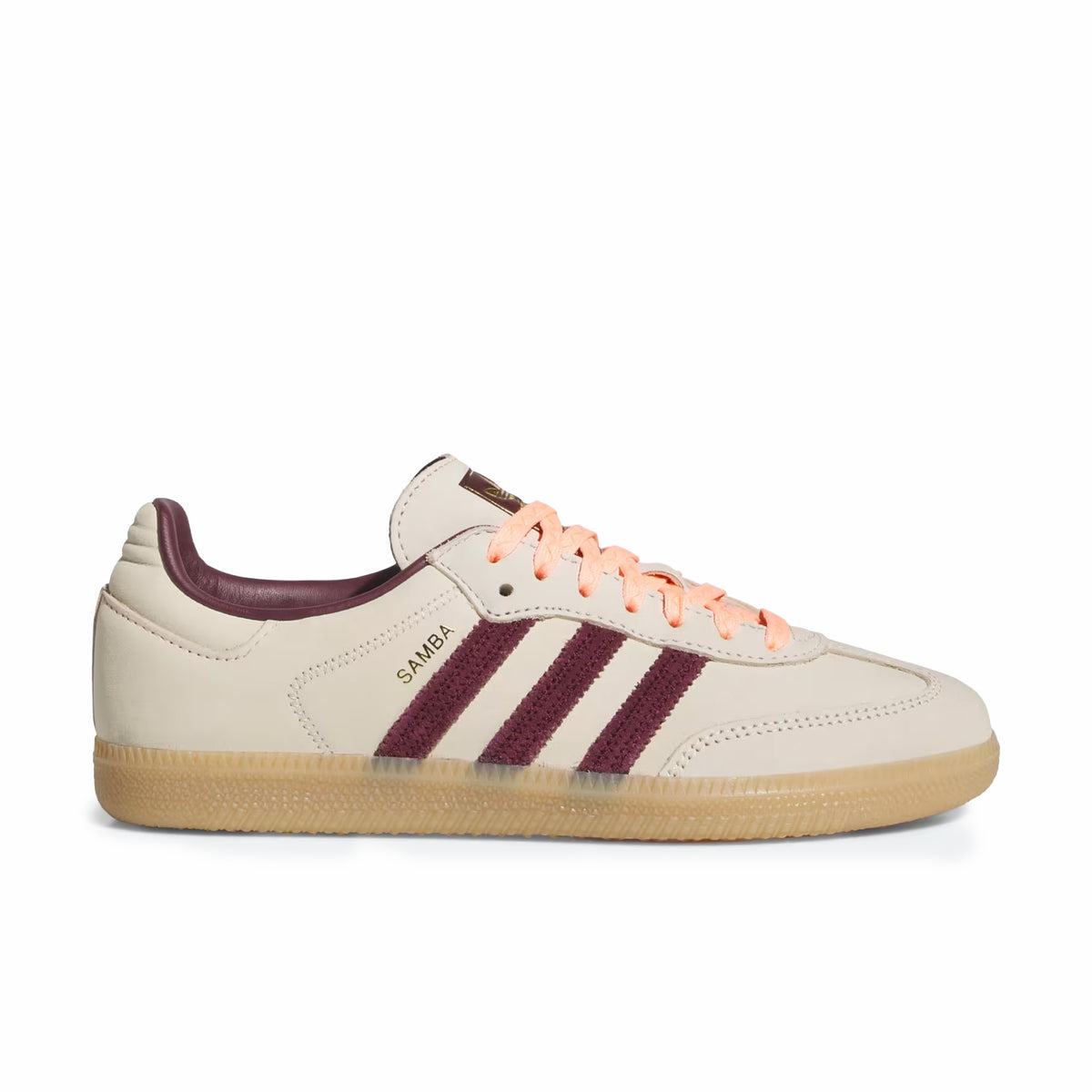 Adidas Women's Samba OG (Wonder White/Maroon/Frozen Turbo) - August Shop