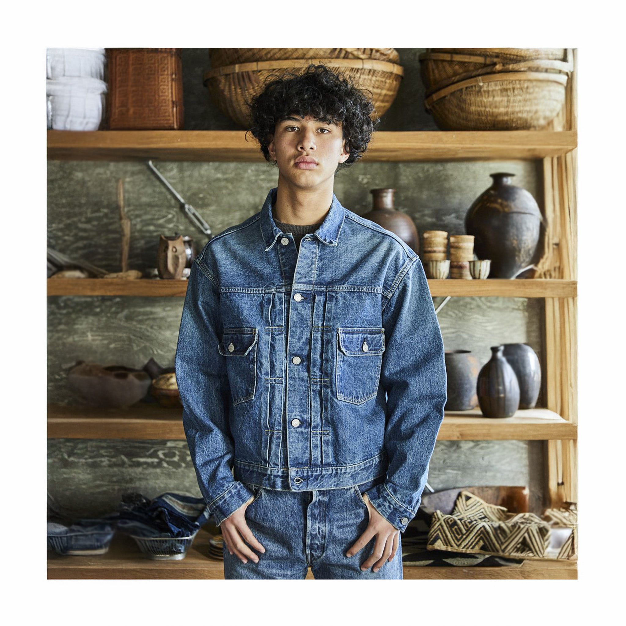 OrSlow Type 2 1950's Denim Jacket - 2 Year Wash (Blue) - August Shop
