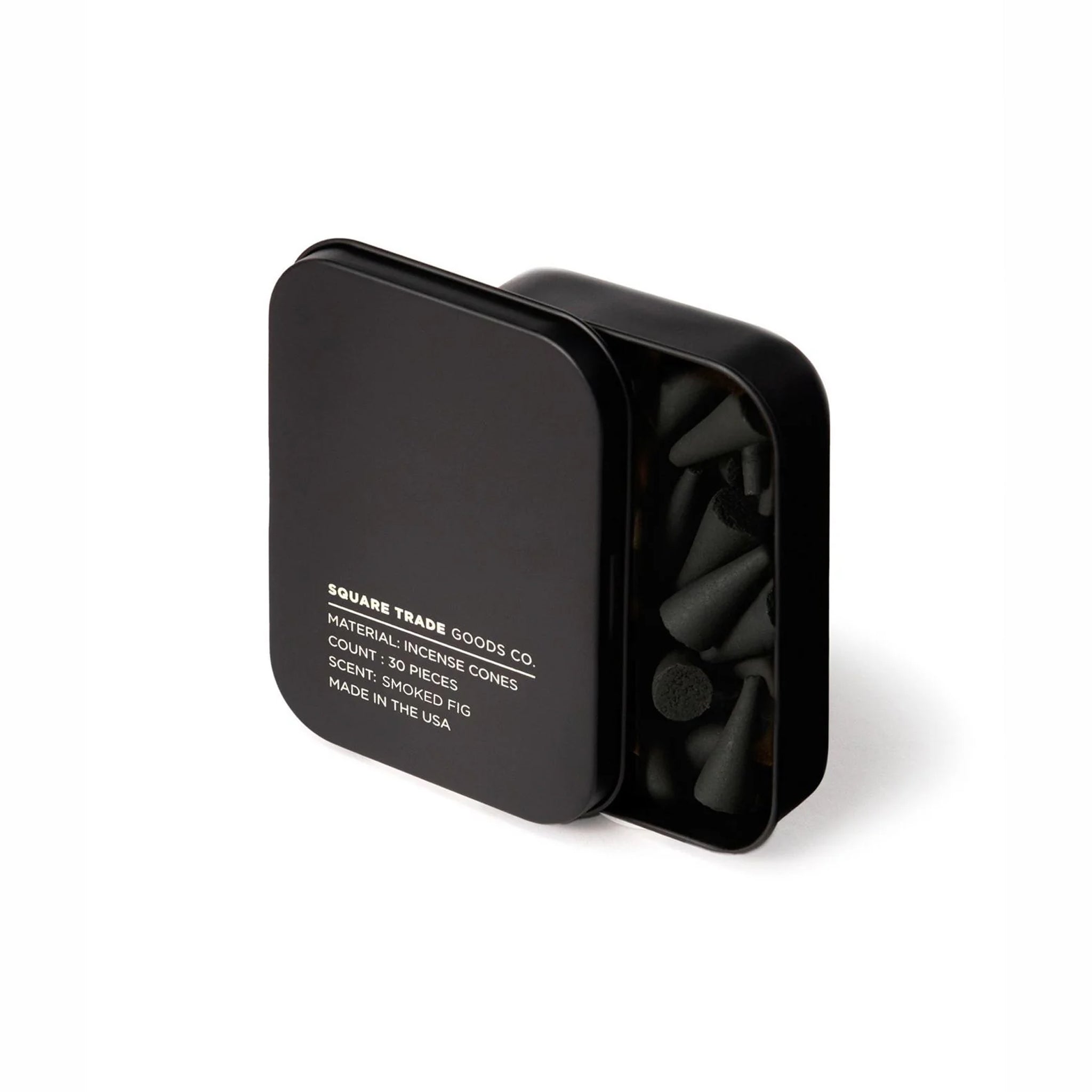 Square Trade Goods Smoked Fig Incense Cones - August Shop