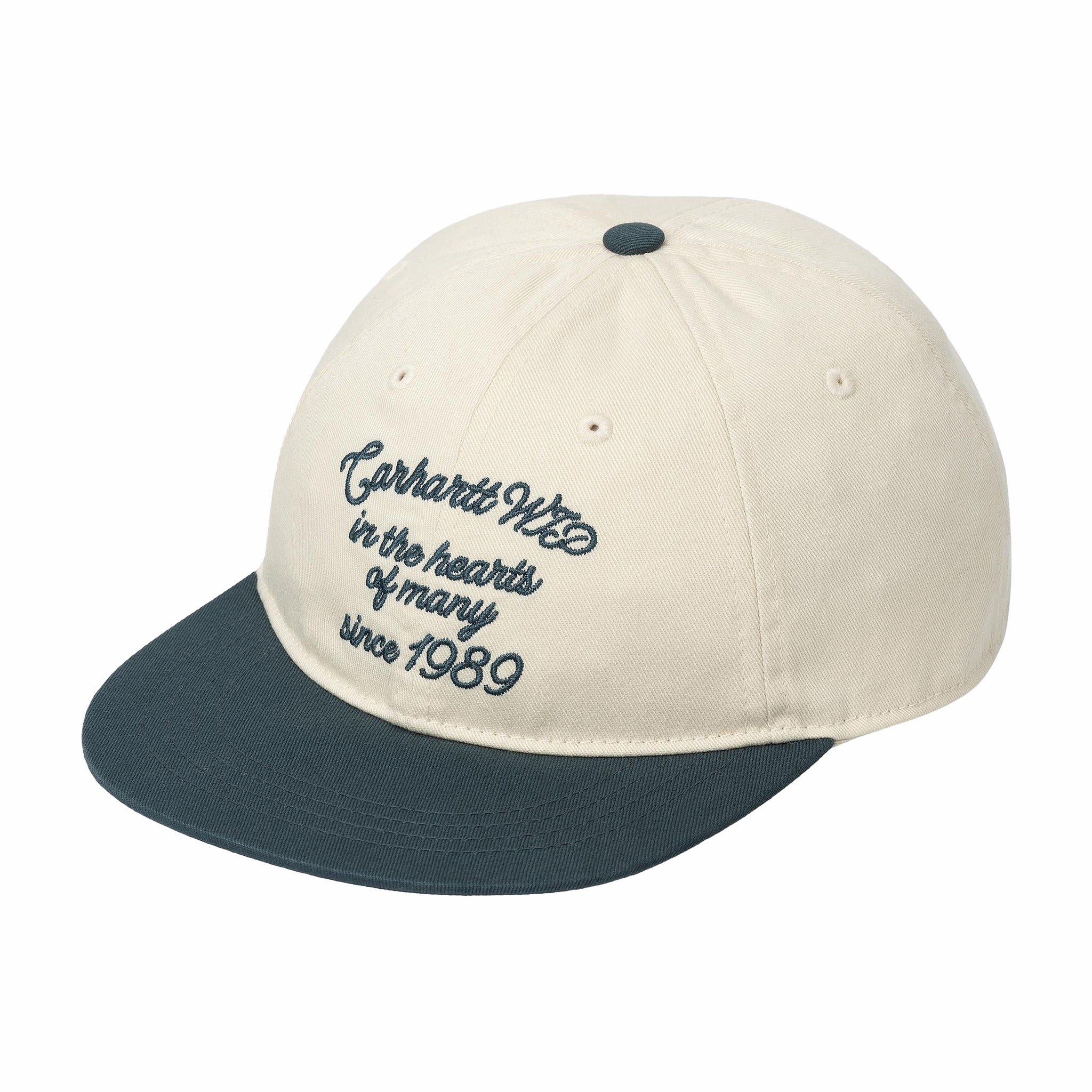 Carhartt WIP Alston Hat (Natural/Deep Lagoon) - August Shop