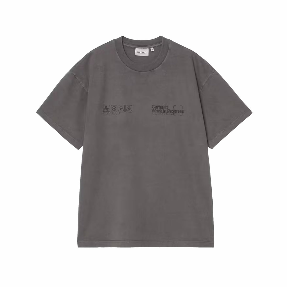 Carhartt WIP S/S Boxed T-Shirt (Soot Garment Dyed)